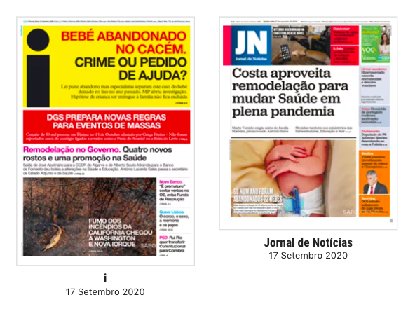 Revista de imprensa: A remodelação no Governo e o abandono de bebés em Portugal