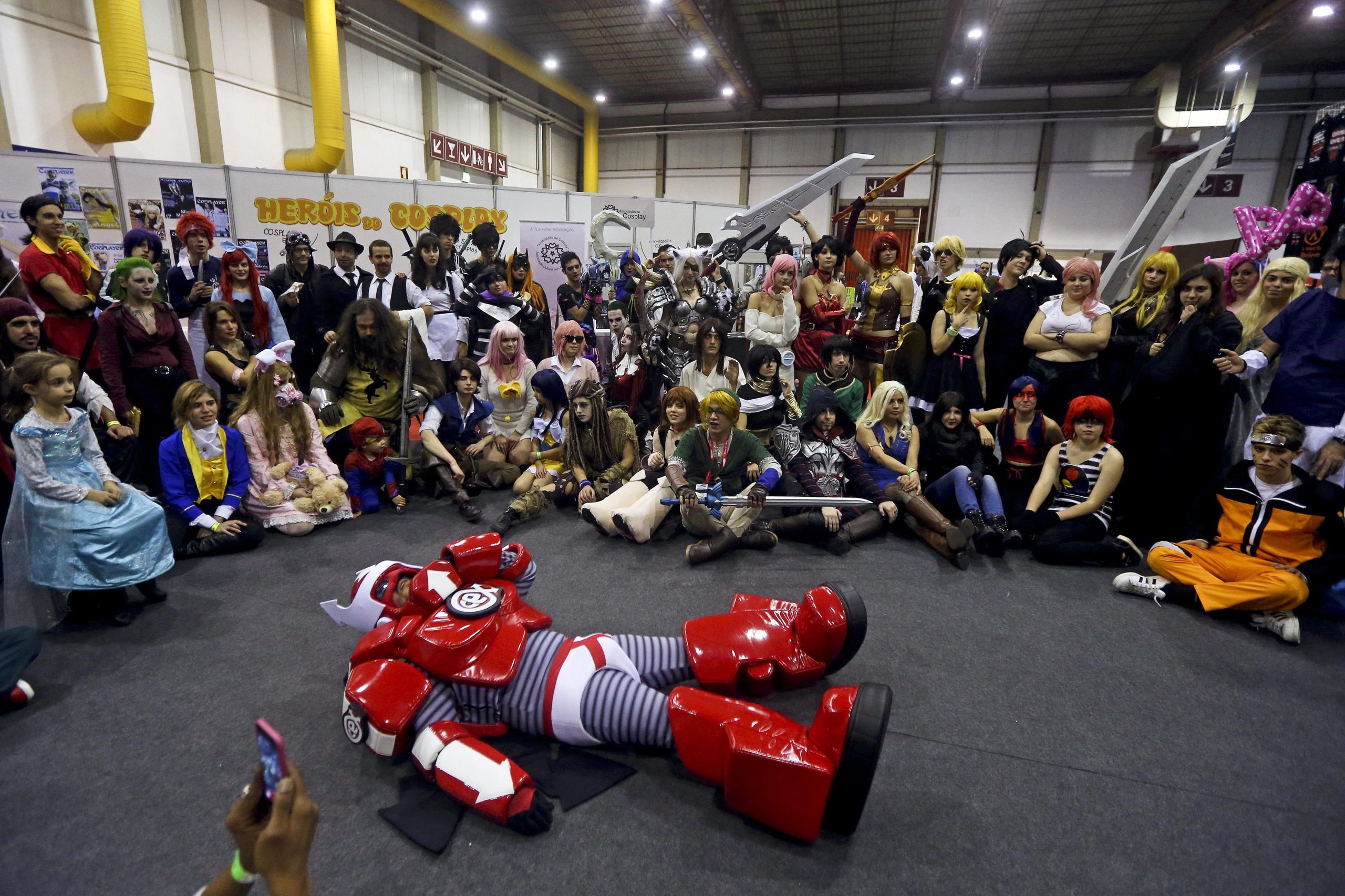 Hermann e Andrzej Sapkowski na Comic Con Portugal