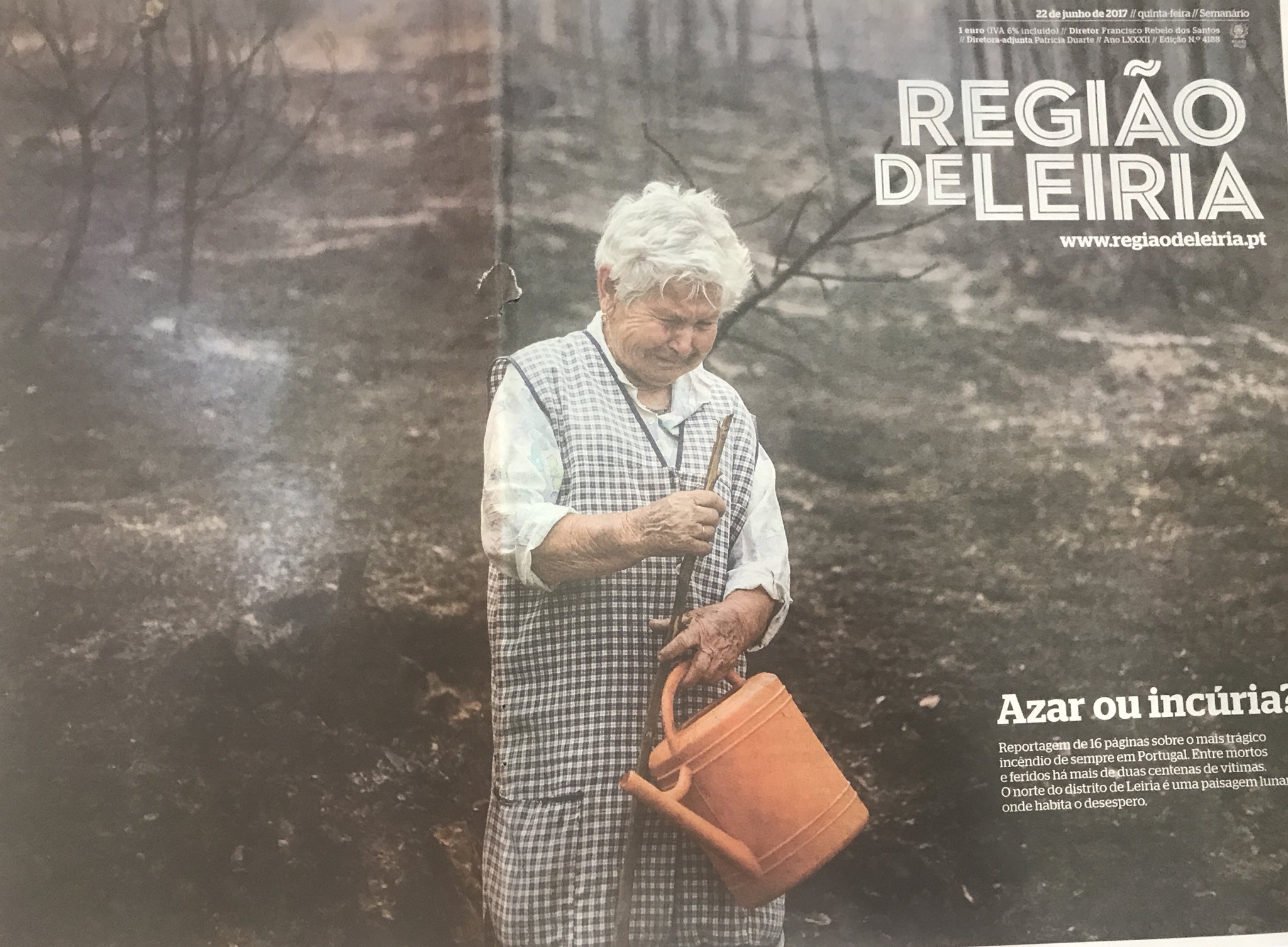 Incêndios: Fotografia do jornal Região de Leiria vence ‘prata’ em prémio internacional