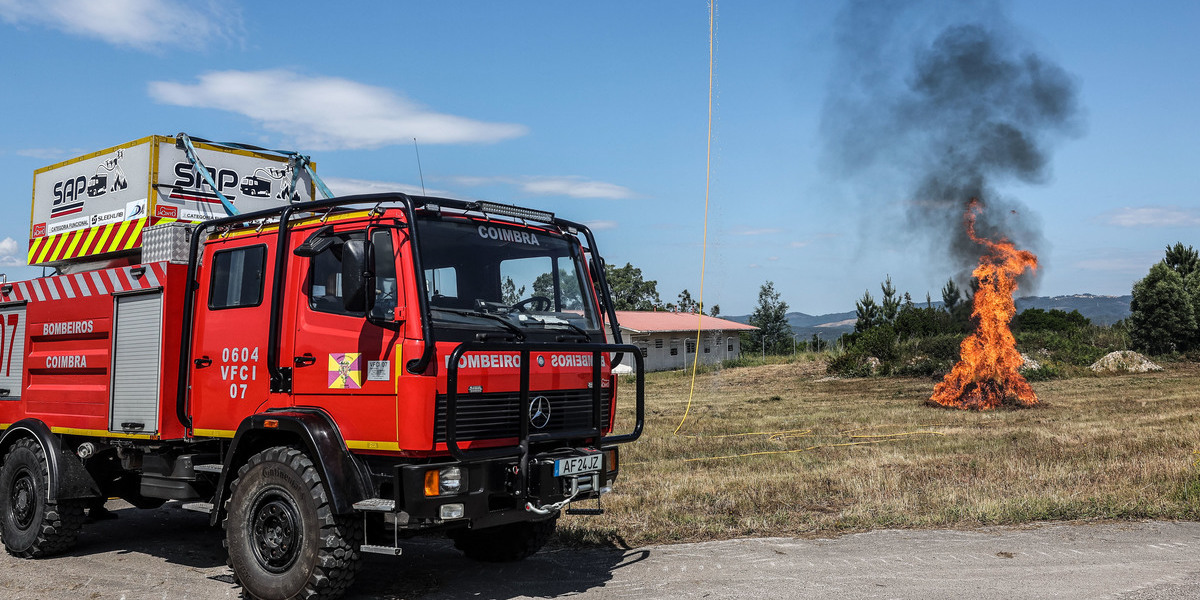Incêndio deixa uma pessoa desalojada em Pombal