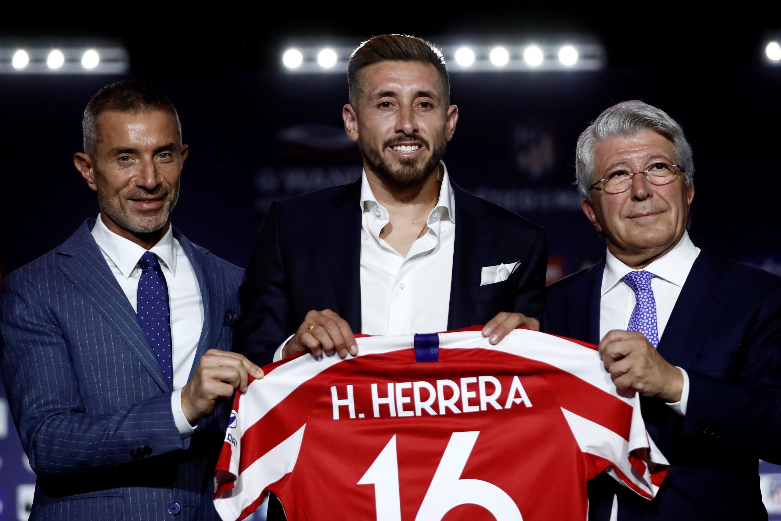 Herrera “feliz” por representar “um clube histórico” como o Atlético de Madrid