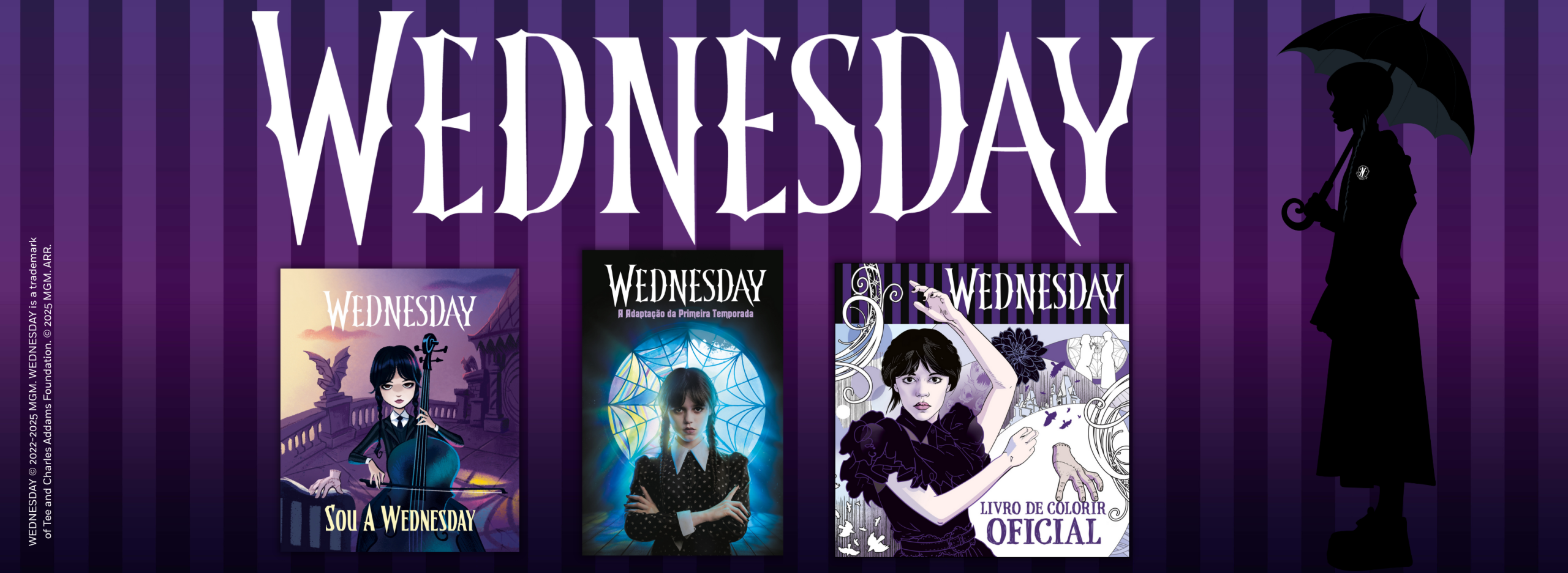 Livros oficiais de “Wednesday” chegam a Portugal