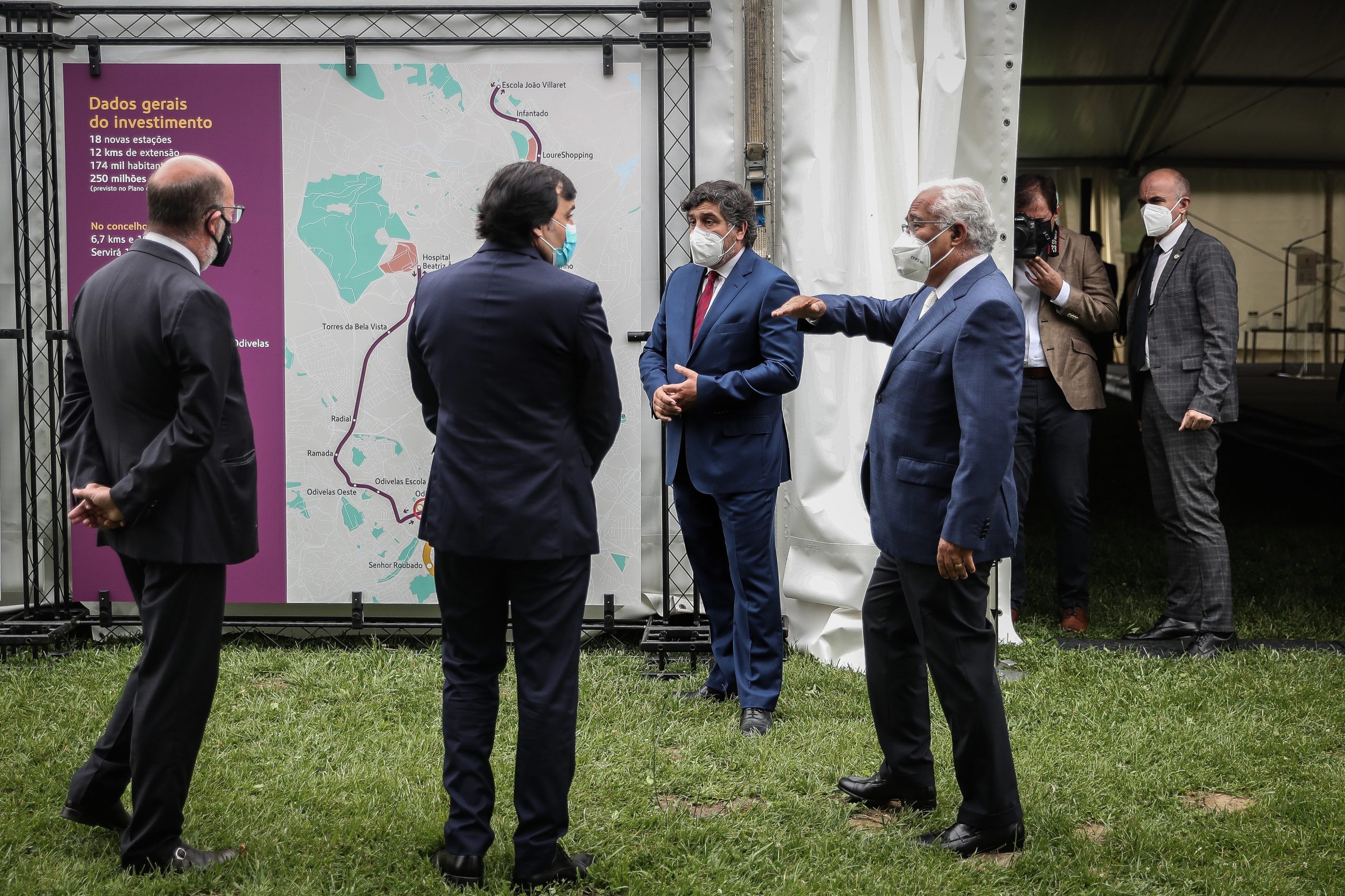 Para António Costa, ver a ligação por metro entre Loures e Odivelas “é o concretizar de um sonho antigo”