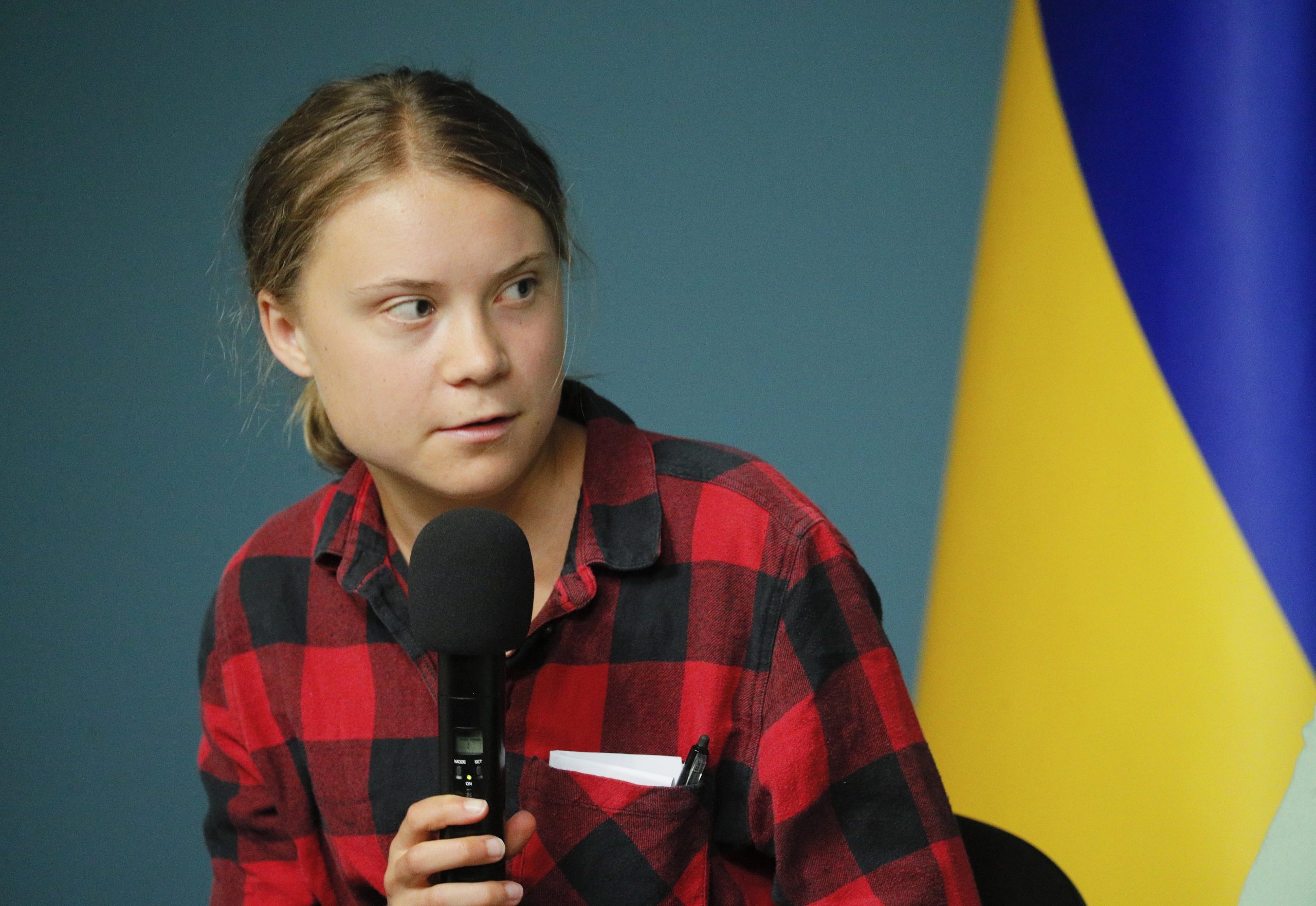 Zelensky reúne-se com Greta Thunberg e outros ativistas pelo ambiente