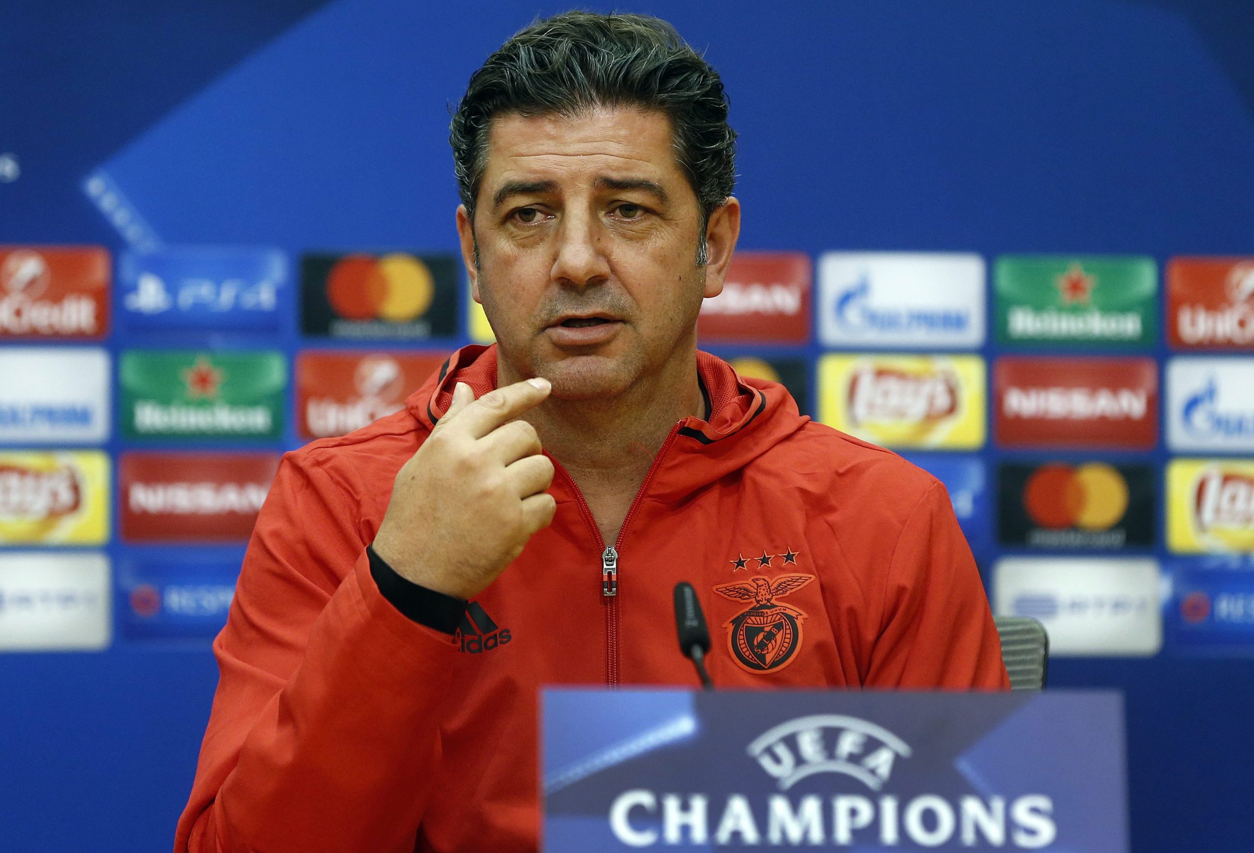 Rui Vitória espera dificuldades frente ao Dínamo Kiev