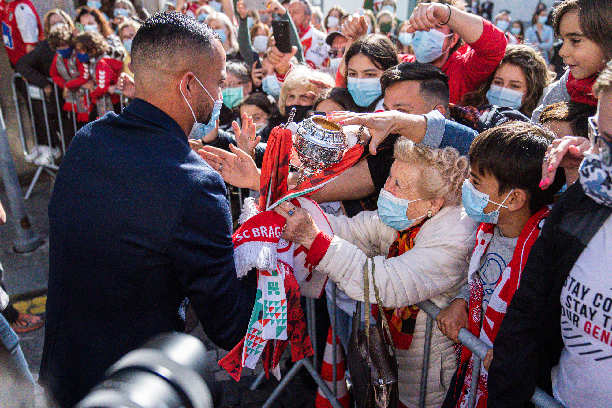 “Guerreiros do Minho” homenageados na Câmara Municipal de Braga. Carvalhal fala em “sonho de menino”