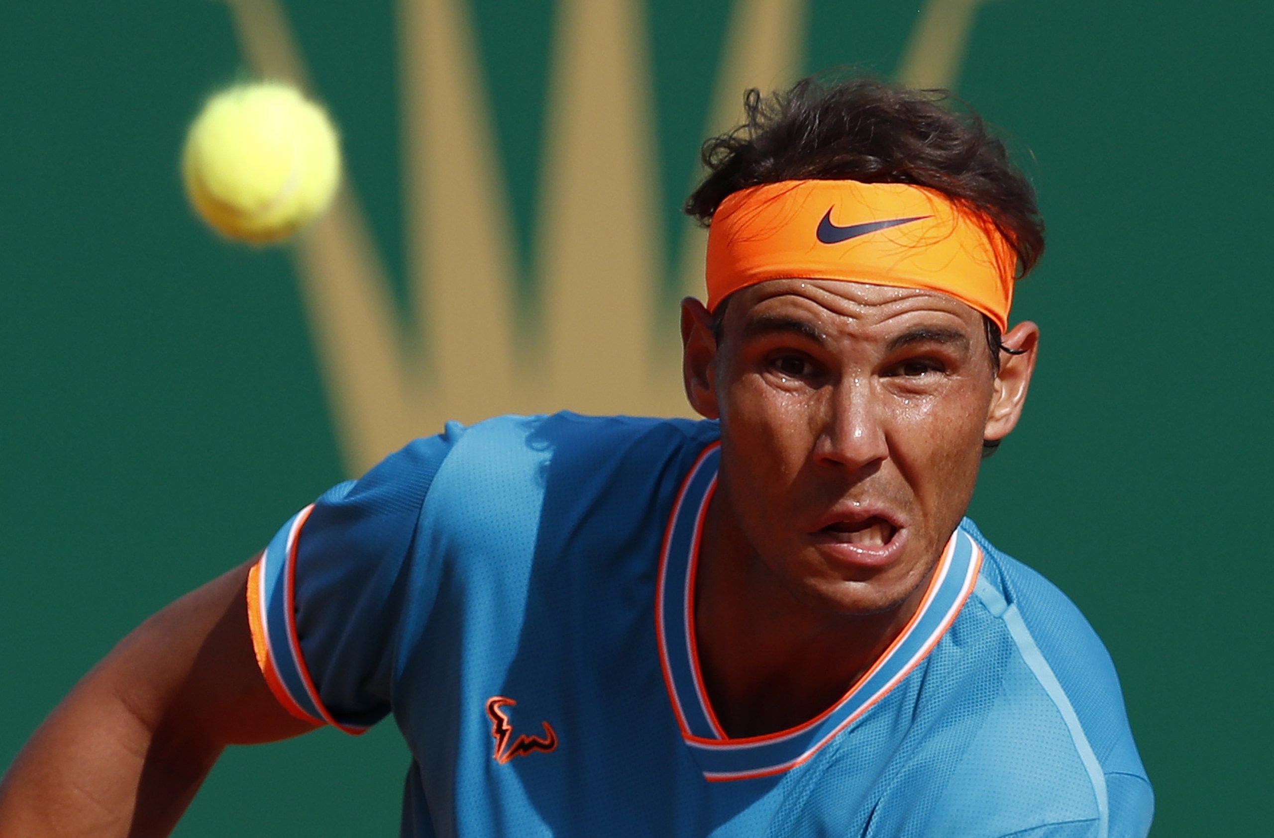 Tenista espanhol Nadal nas meias-finais de Monte Carlo, ao superar Pella