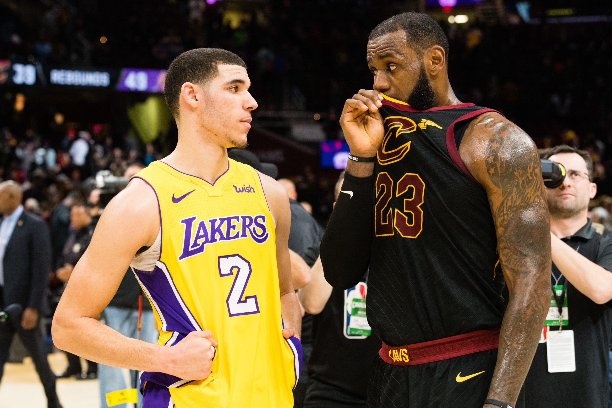 Lonzo Ball e LeBron James