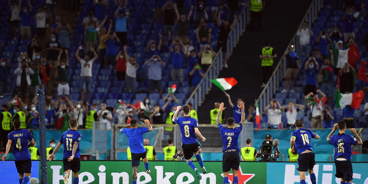 Euro2020: Itália favorita frente à Áustria no arranque dos oitavos de final