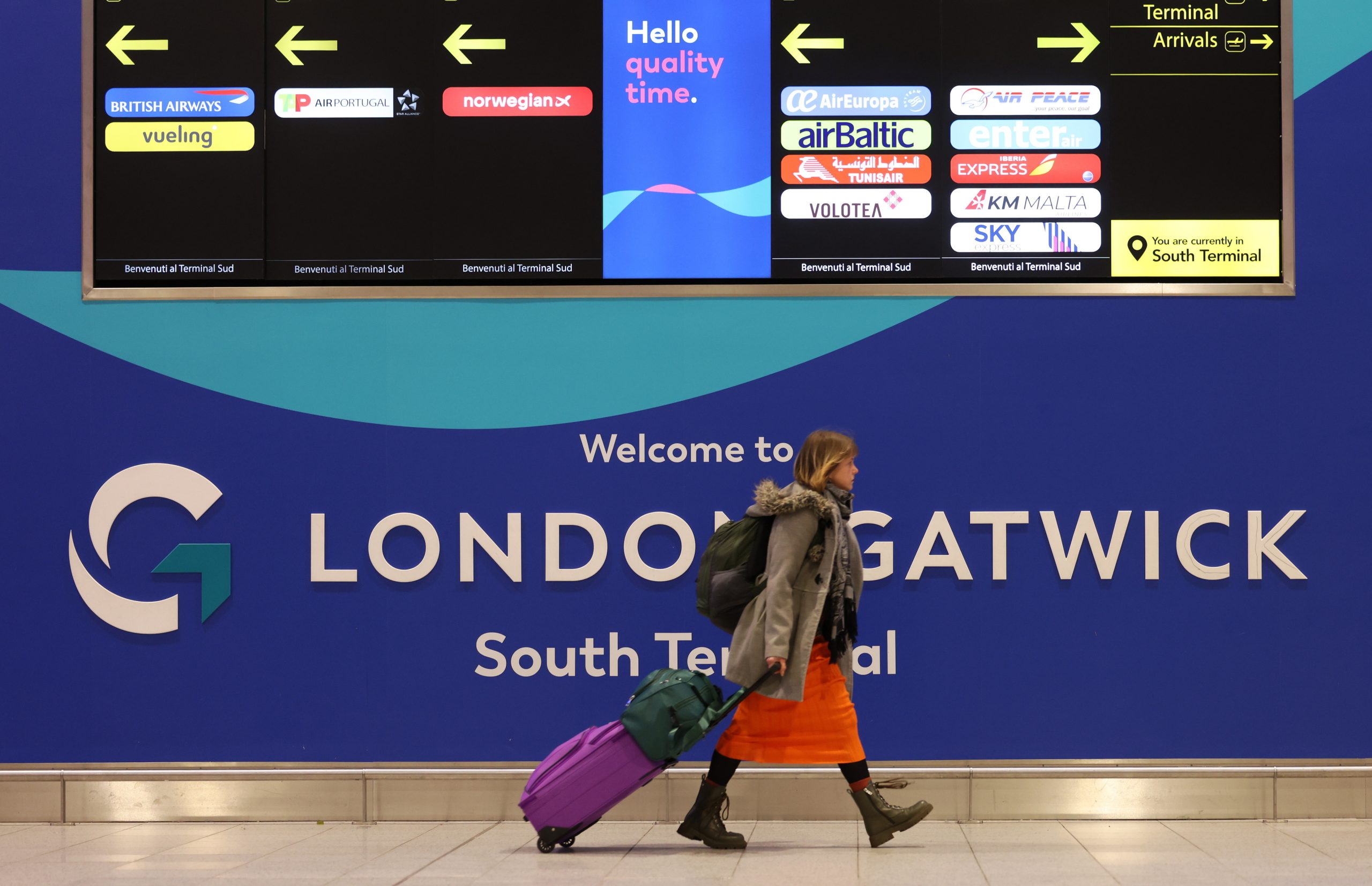Greve no aeroporto de Gatwick a partir de sexta-feira ameaça voos na Páscoa