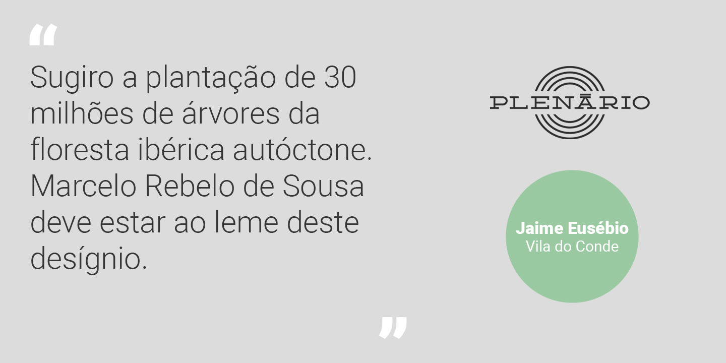 Jaime Eusébio: Vamos plantar 30 milhões de árvores em Portugal