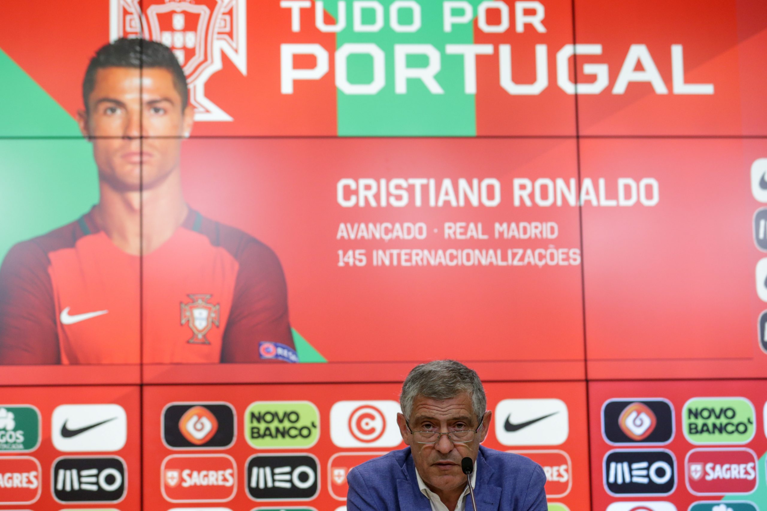 Fernando Santos lamenta ausência de Adrien e só pensa em Andorra
