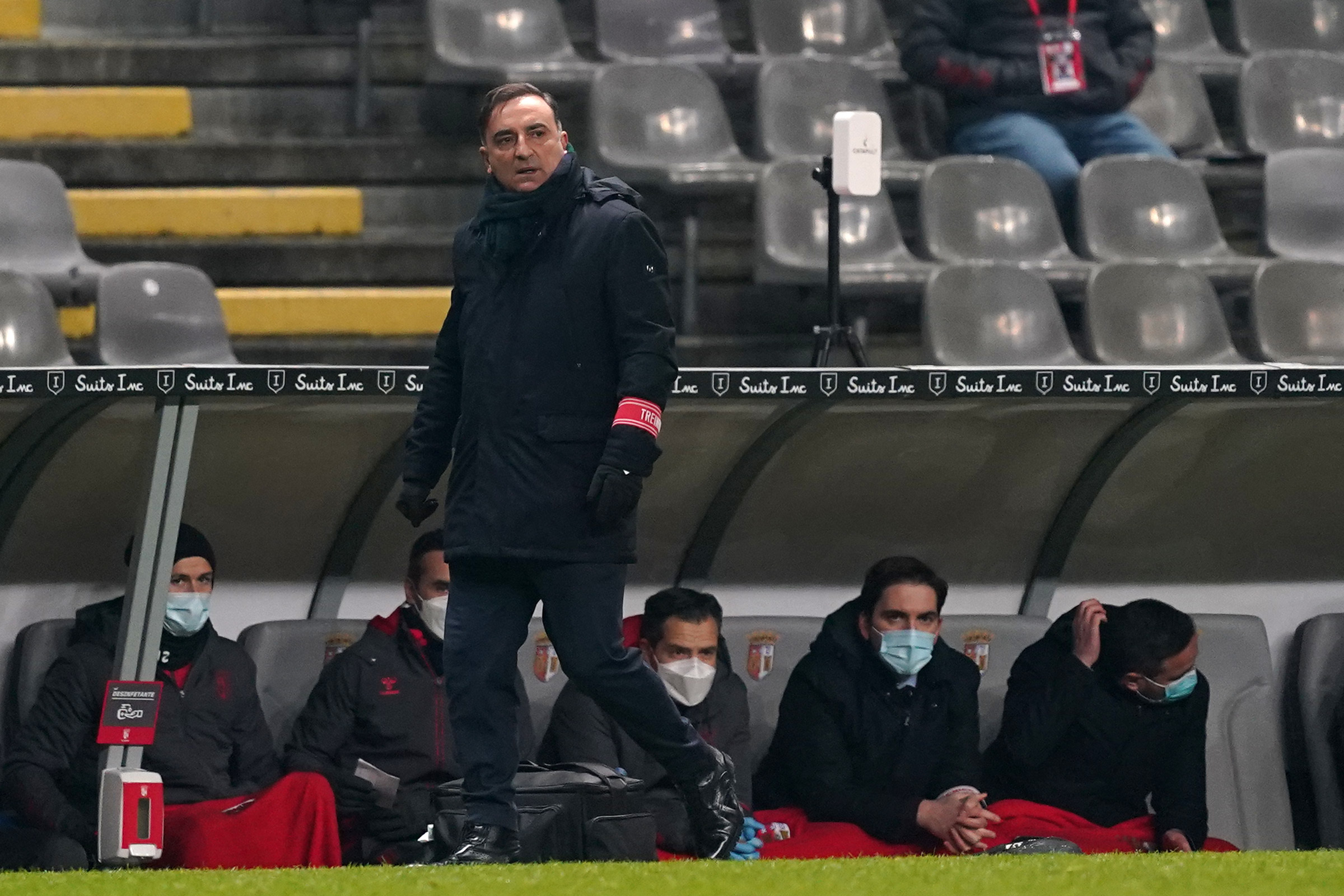 Carlos Carvalhal quer um Sporting de Braga “guerreiro” em Paços de Ferreira