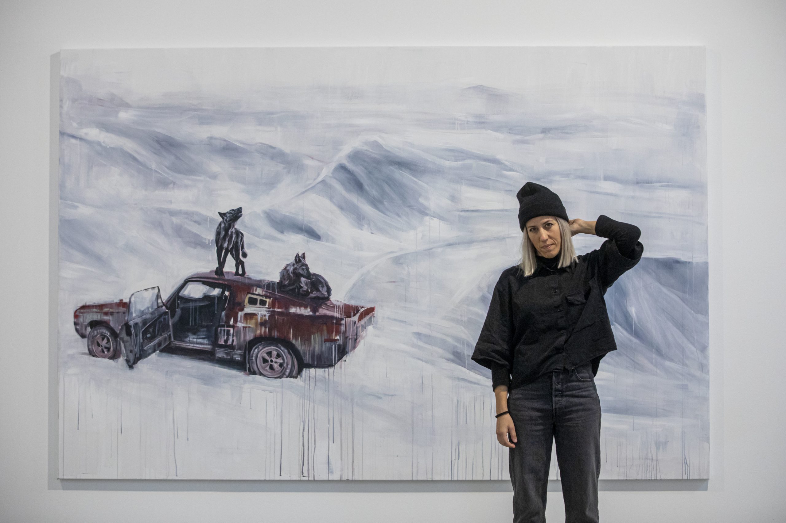 Tamara Alves levou a calma da escuridão para dentro da galeria Underdogs em Lisboa