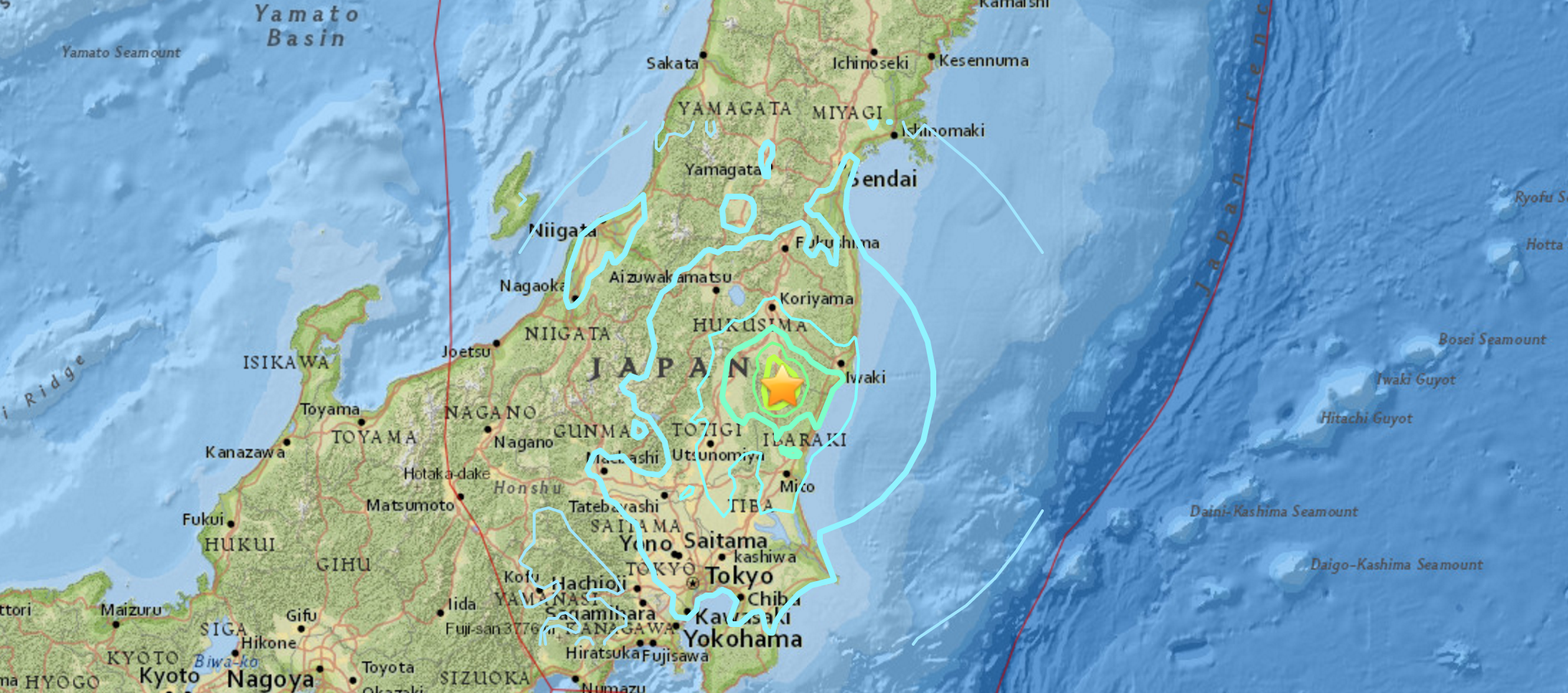 Sismo de magnitude 5.9 atinge o Japão