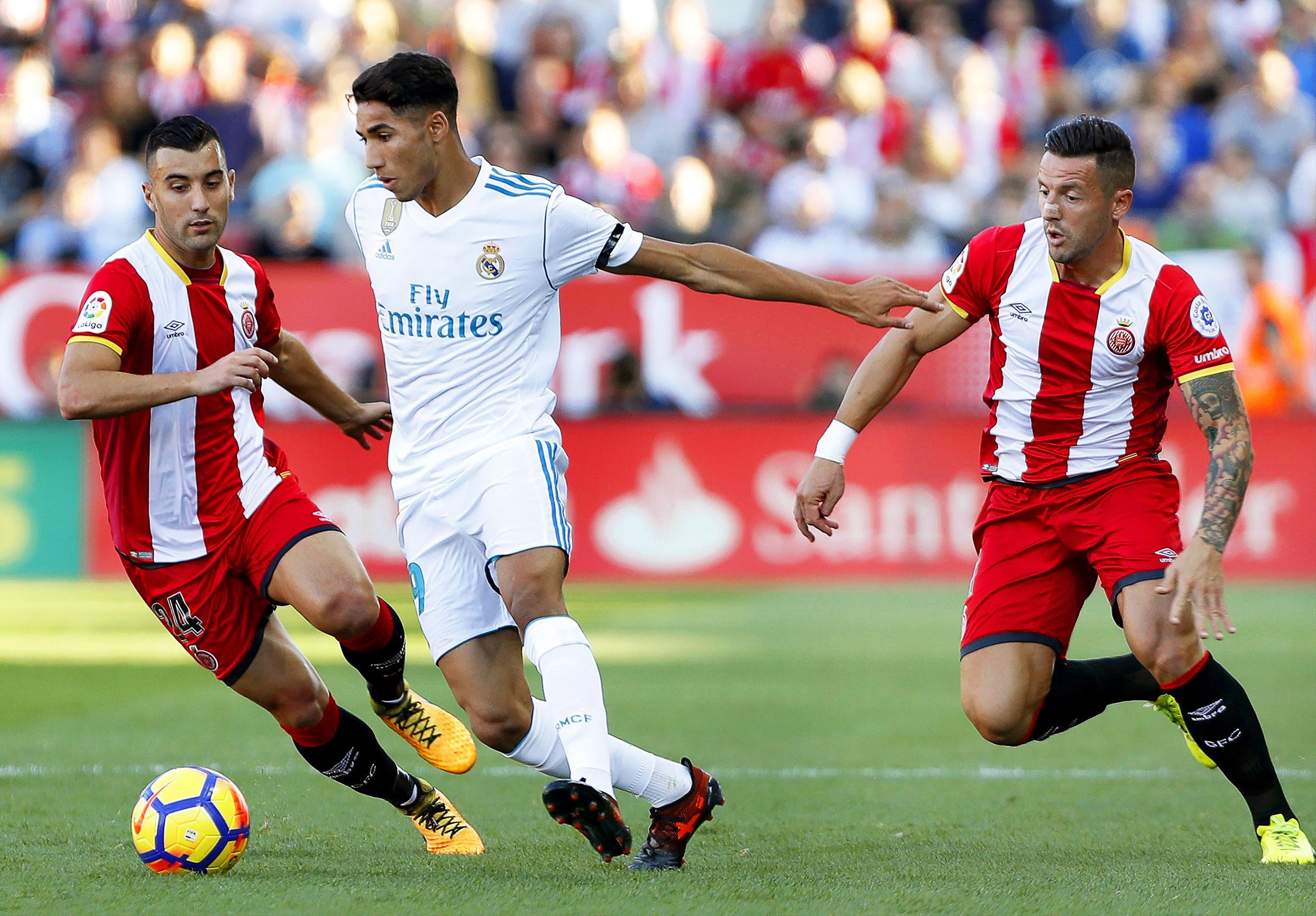 Real Madrid perde em Girona e fica a oito pontos do FC Barcelona