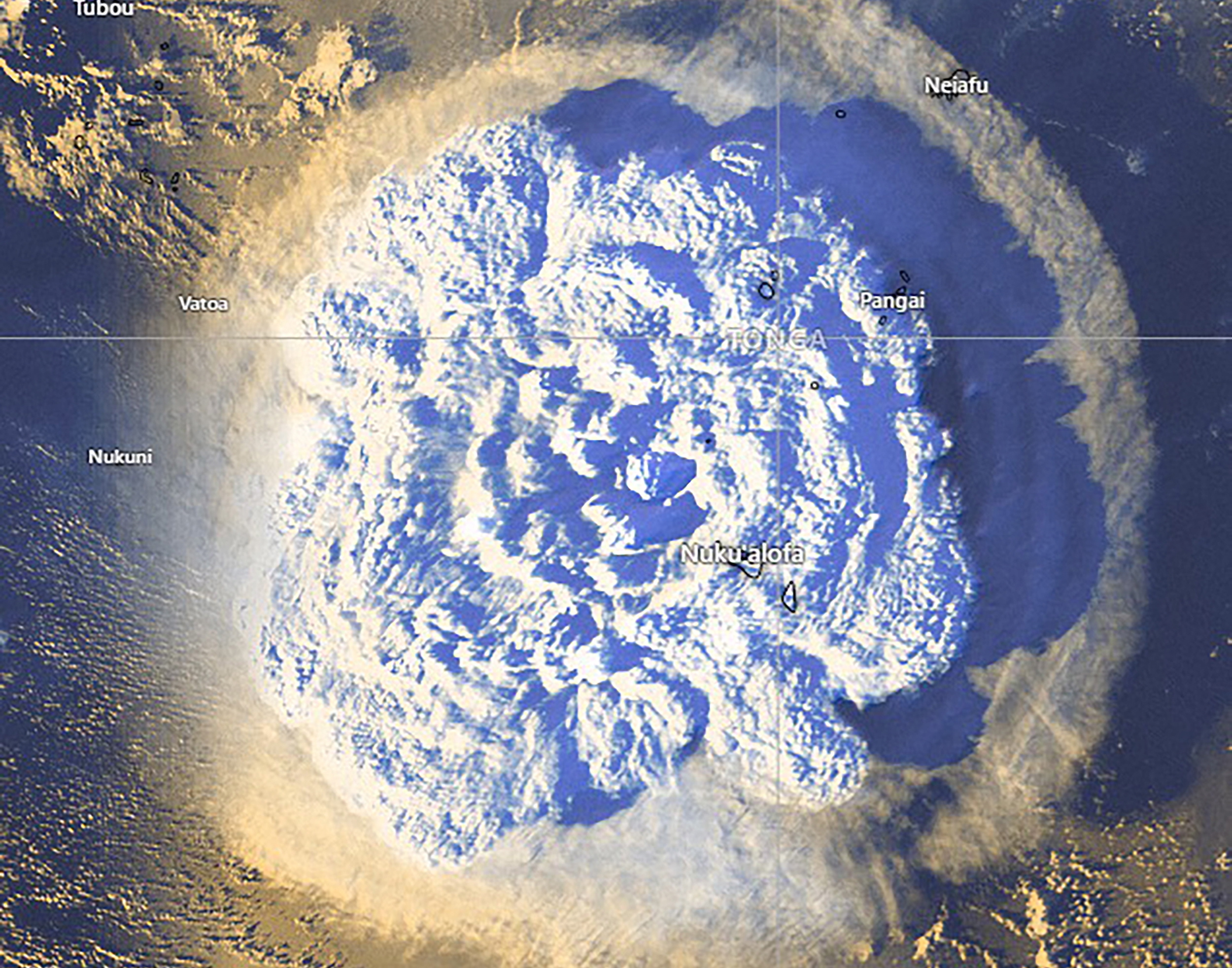 Nova “grande erupção” no vulcão de Tonga
