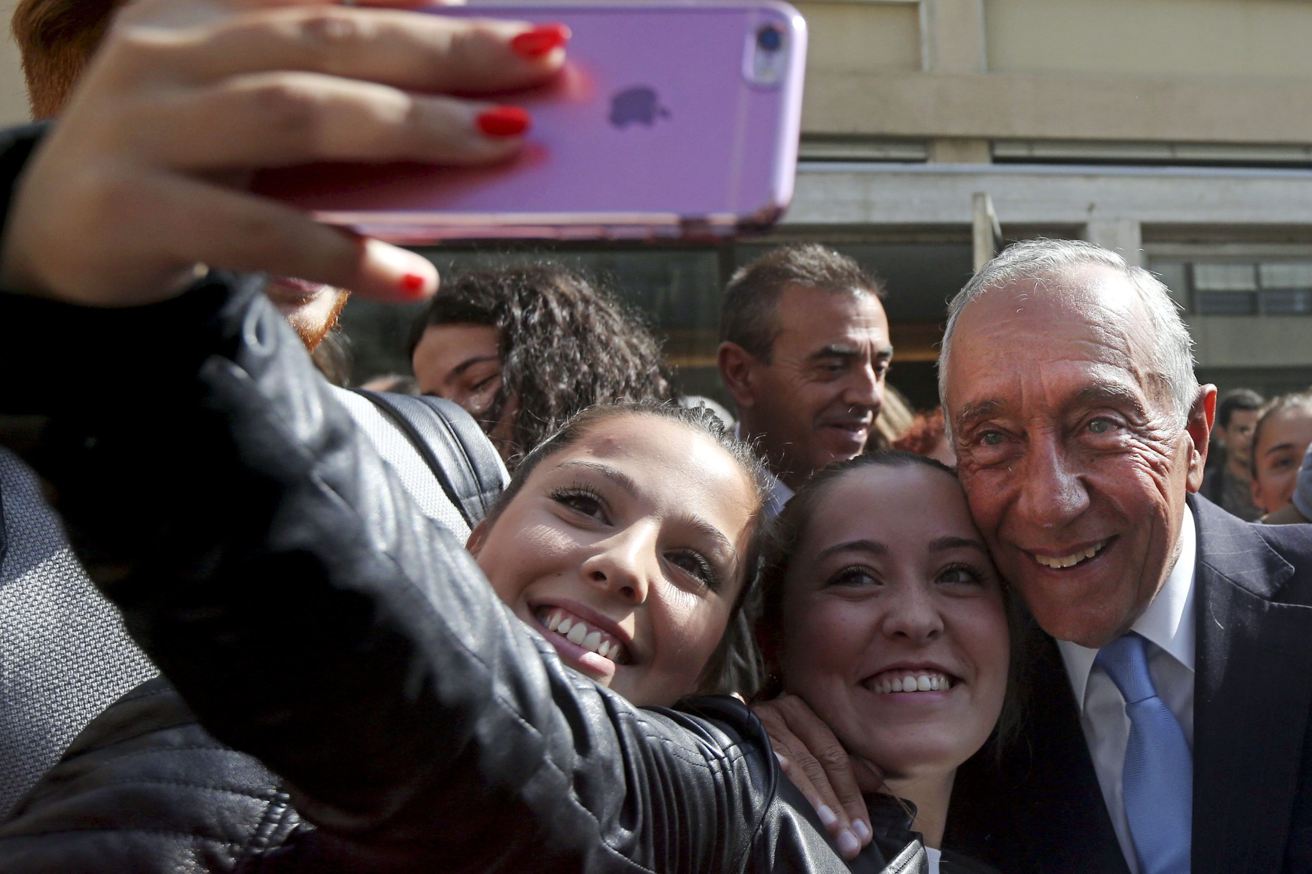 Marcelo mostra no Porto como se sente “muito bem” entre os jovens