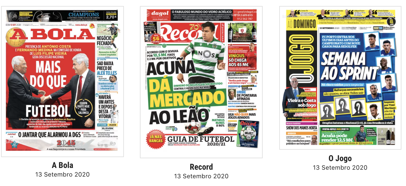 Revista de Imprensa: A entrevista de Sérgio Conceição e o candidato comunista ‘para ir até ao fim’