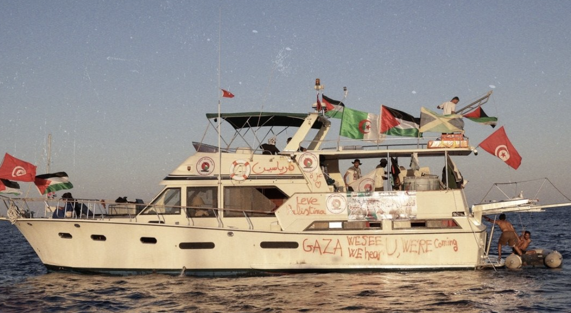 Mikeno, o único da Flotilha que chegou a Gaza. Saiba como o pequeno barco passou o cerco e foi recebido com júbilo