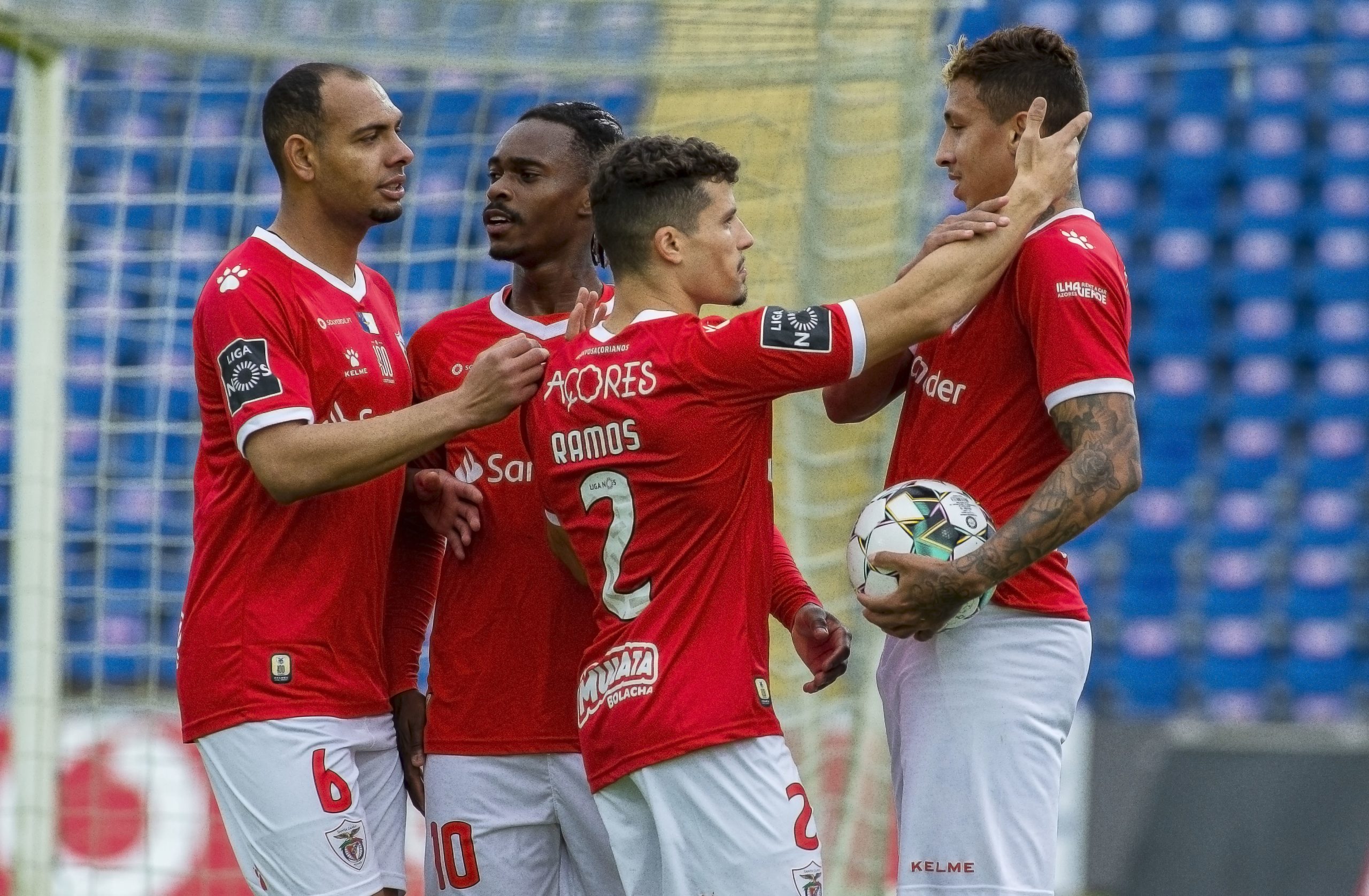 Santa Clara vence Belenenses SAD e sobe ao sétimo posto