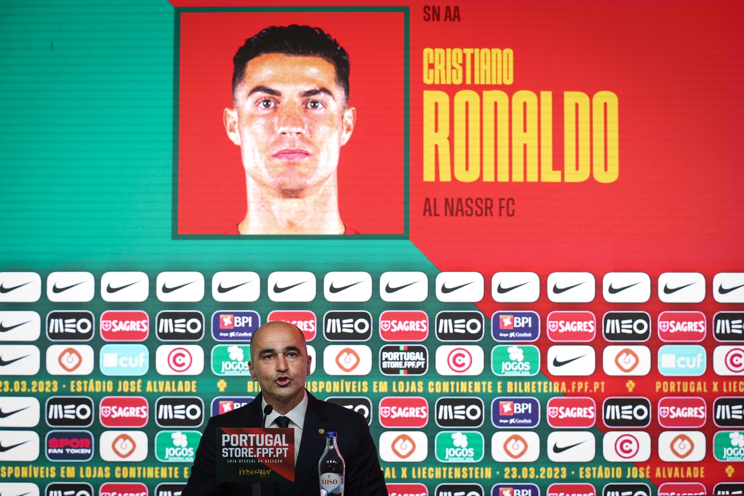Exclusão de Ronaldo nunca foi hipótese, garante Roberto Martínez