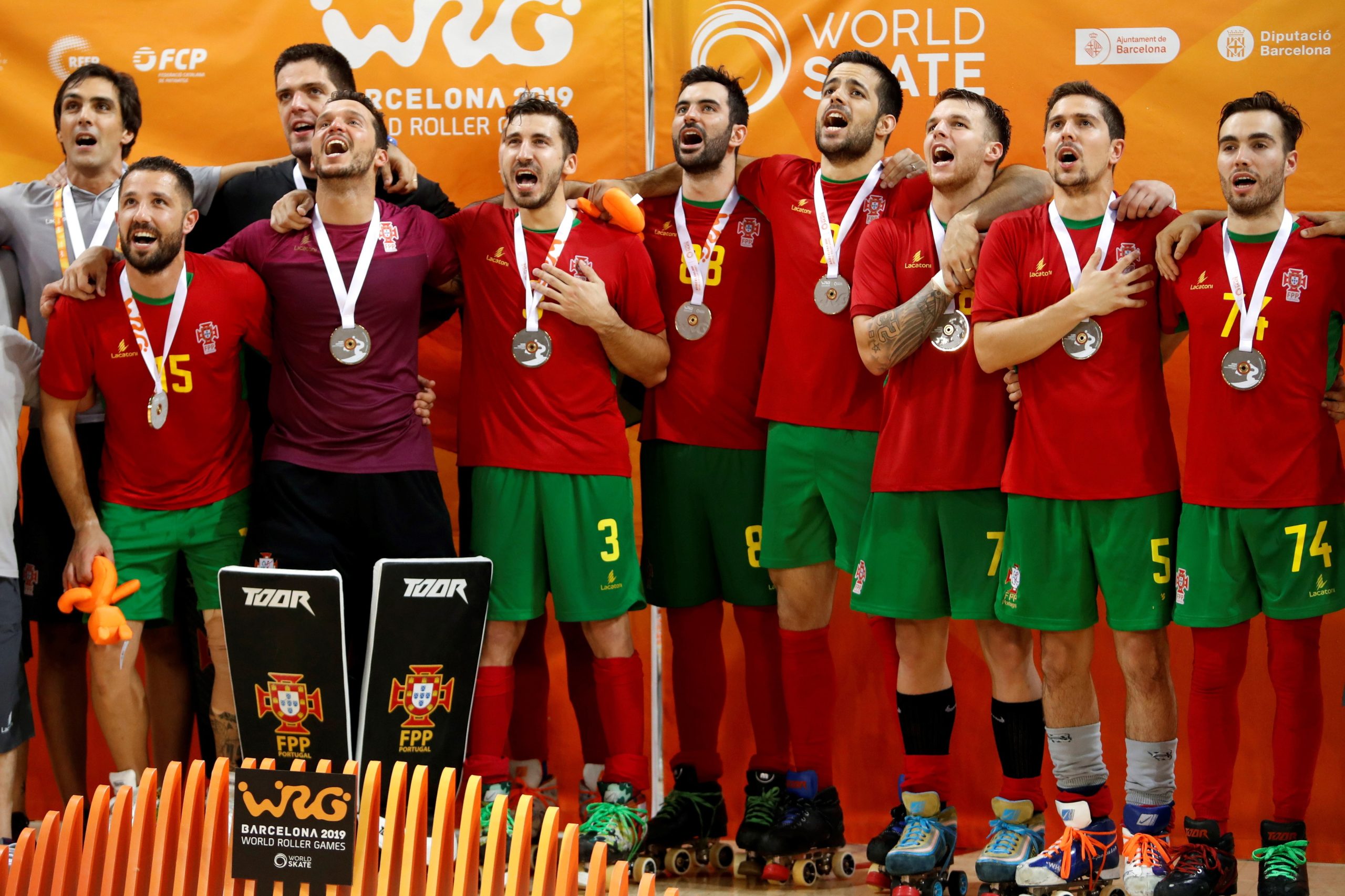 Hóquei em Patins: Clubes felicitam título da seleção portuguesa