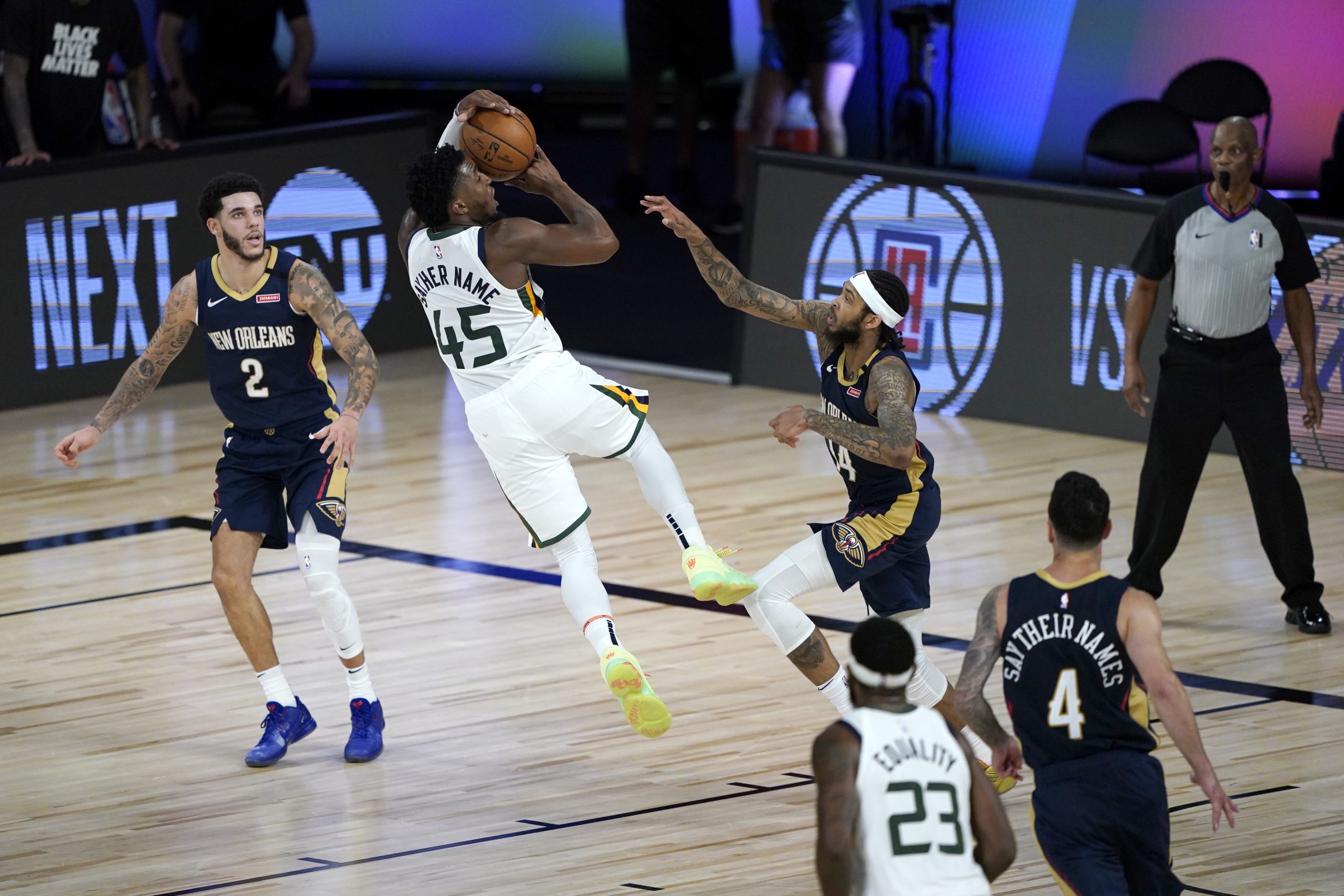 Jazz batem Pelicans no primeiro jogo da retoma da NBA na ‘bolha’ de Orlando