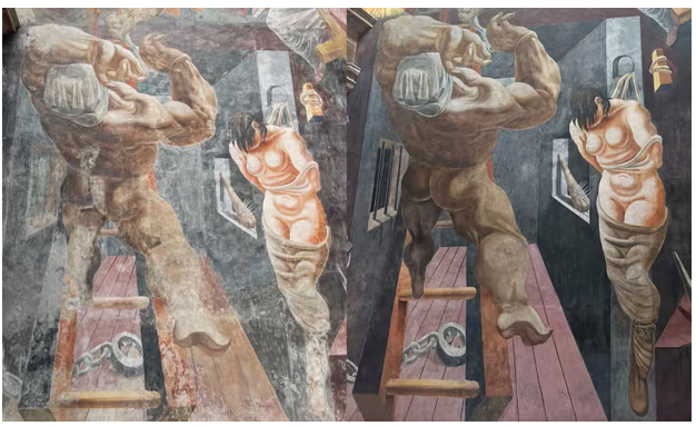Mural antifascista perdido em 1930 foi restaurado e pode ser visto novamente no México