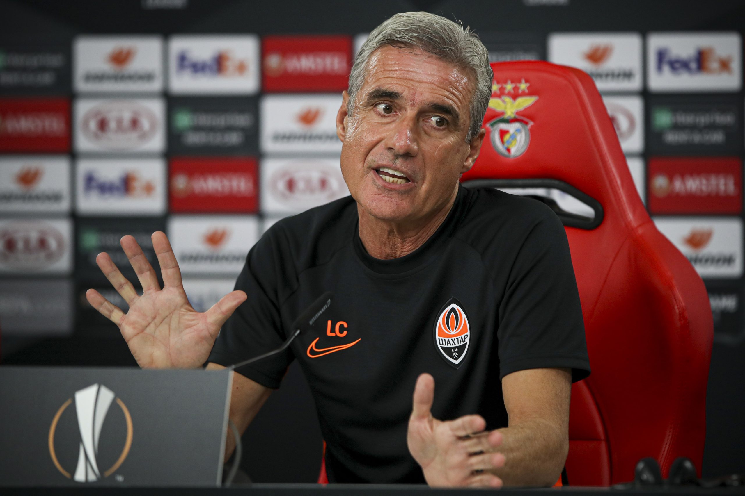 Liga Europa: Luís Castro afirma que Shakhtar Donetsk vai entrar para vencer o Benfica