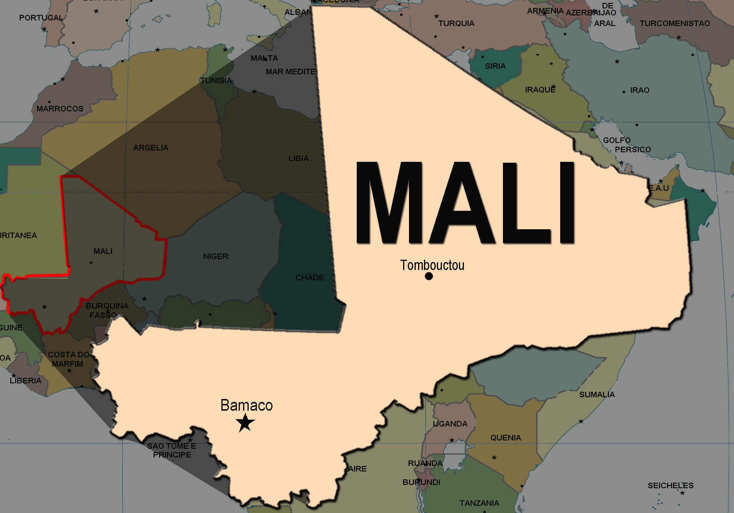 Mais de 40 civis mortos no norte do Mali em ataques atribuídos a extremistas islâmicos