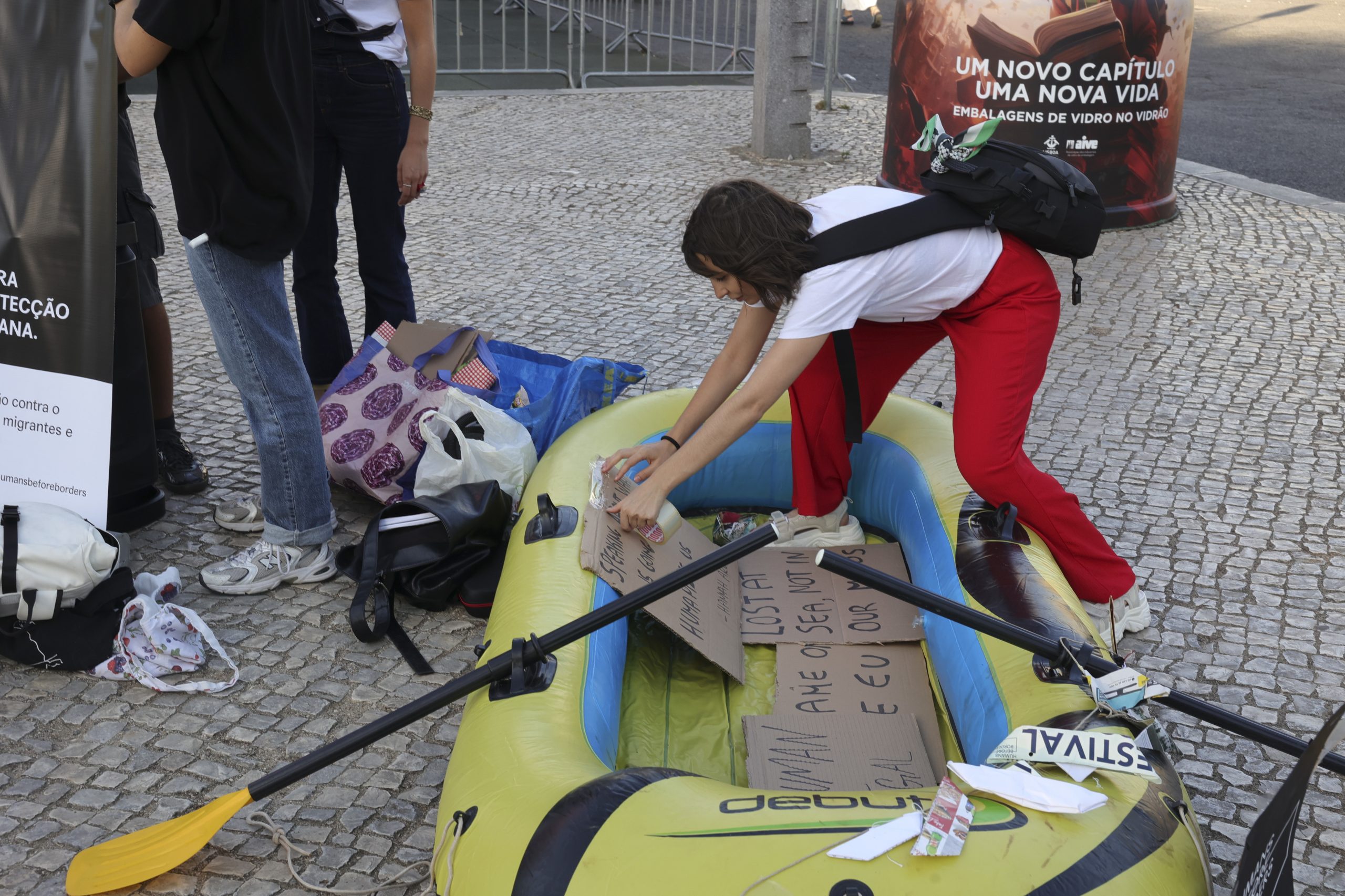 Dia Mundial do Refugiado. Coletivo Humans Before Borders faz vigília em Lisboa em homenagem a refugiados