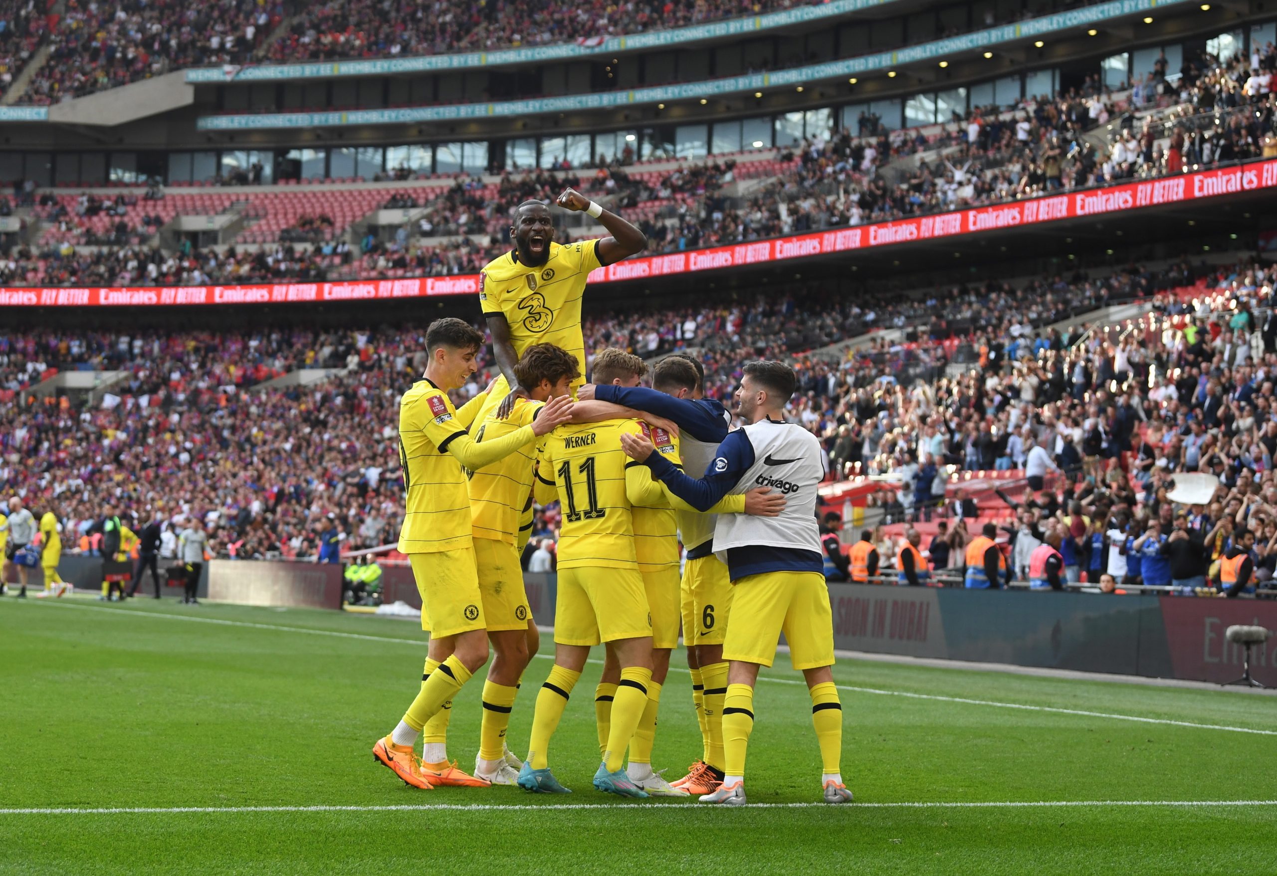 As equipas da final da Taça de Inglaterra