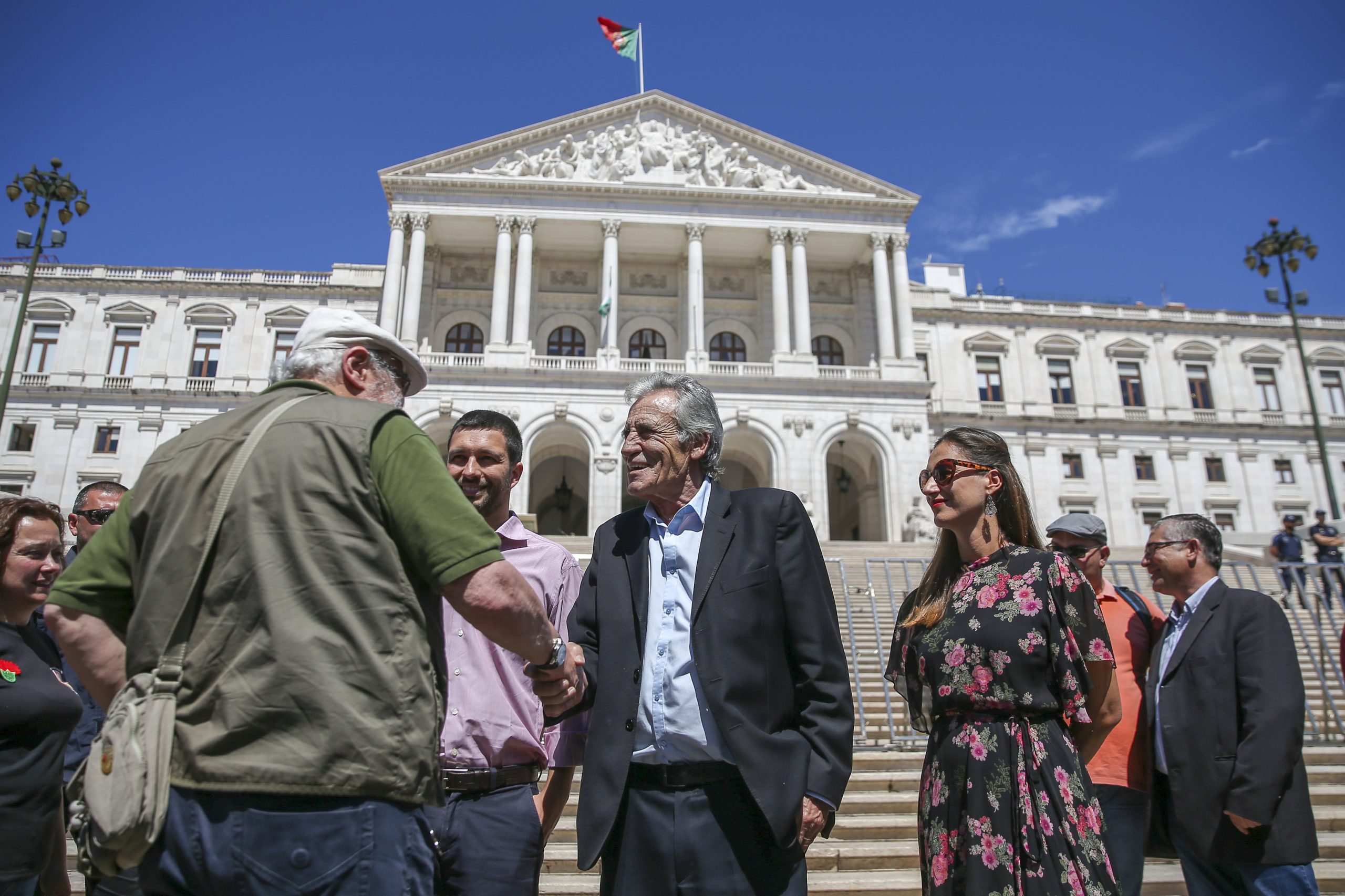 PCP, BE e PEV renovam preocupações na concentração da CGTP contra a revisão da legislação laboral