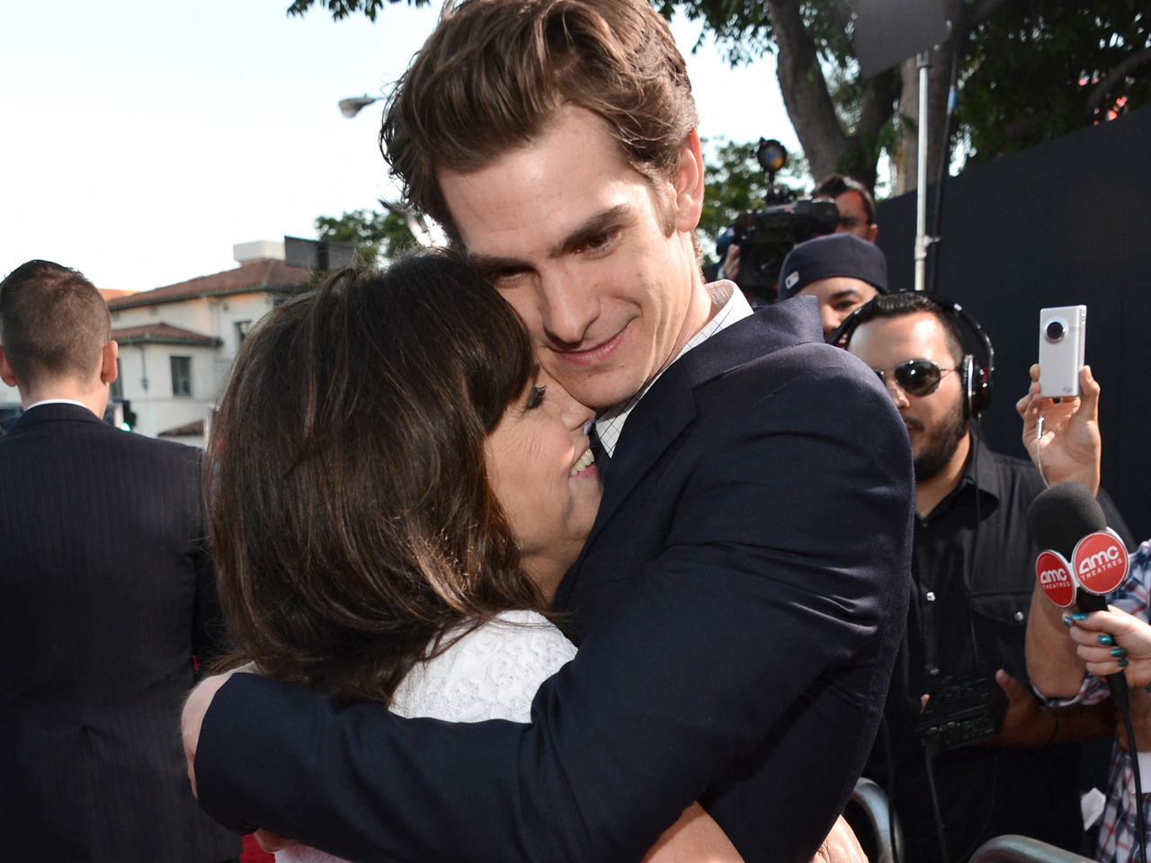 Sally Field and Andrew Garfield