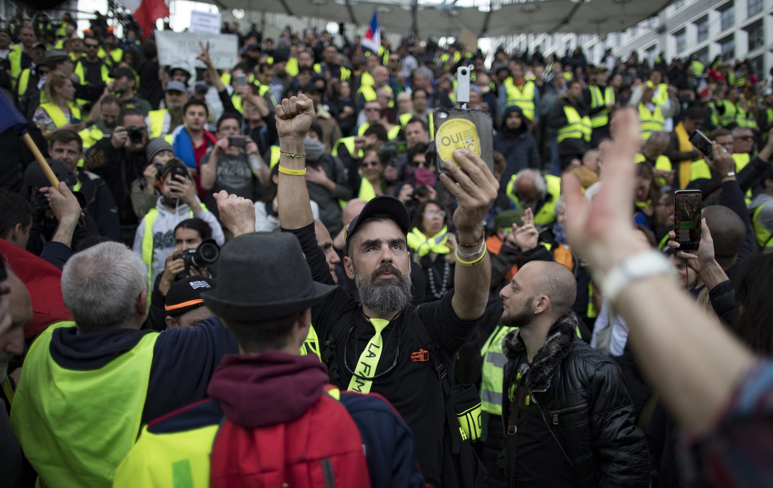 França. E ao 21ª sábado, protesto do coletes amarelos regista a mais baixa adesão