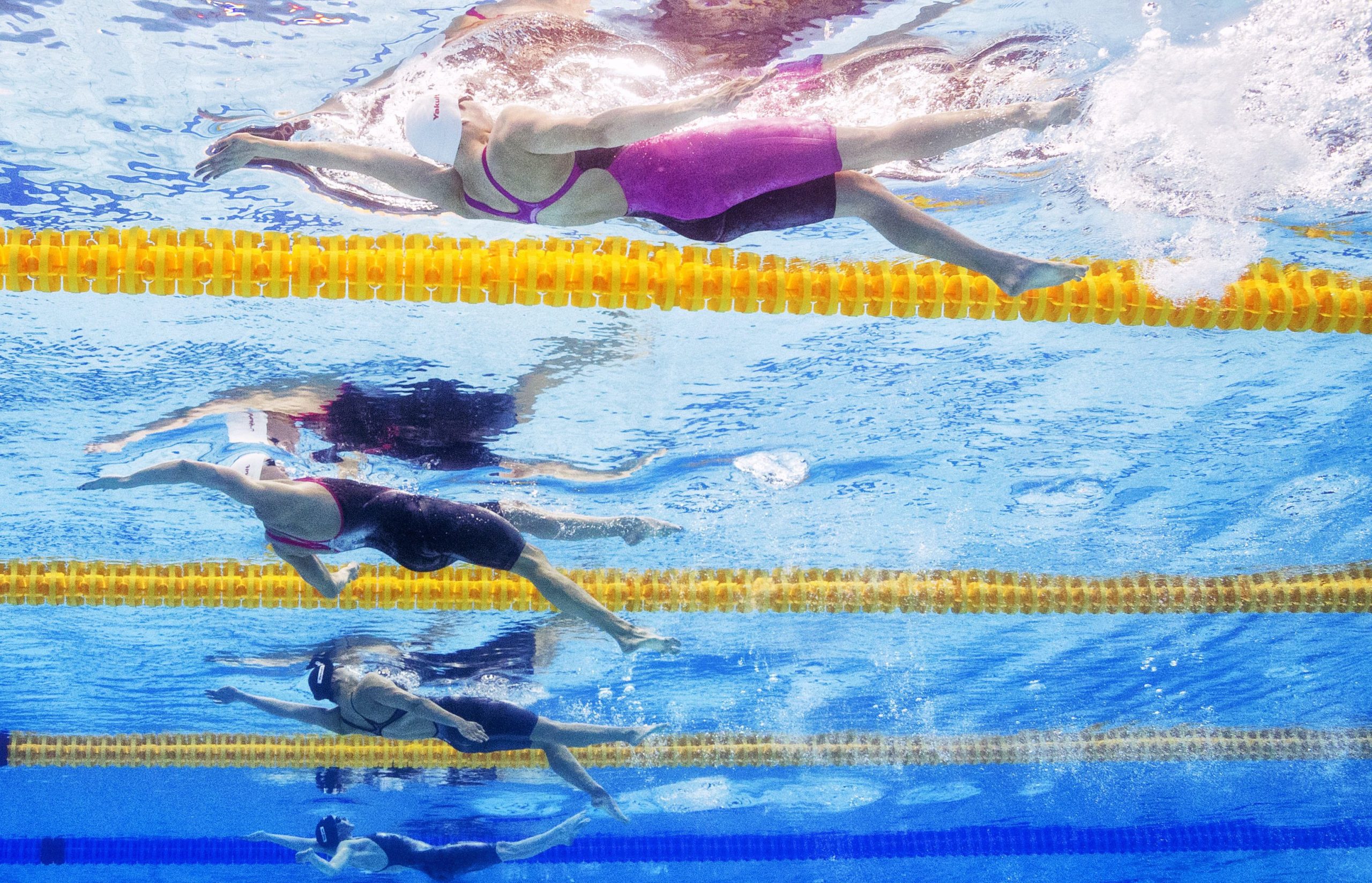 Diana Durães na final dos 400 m livre dos Europeus de piscina curta