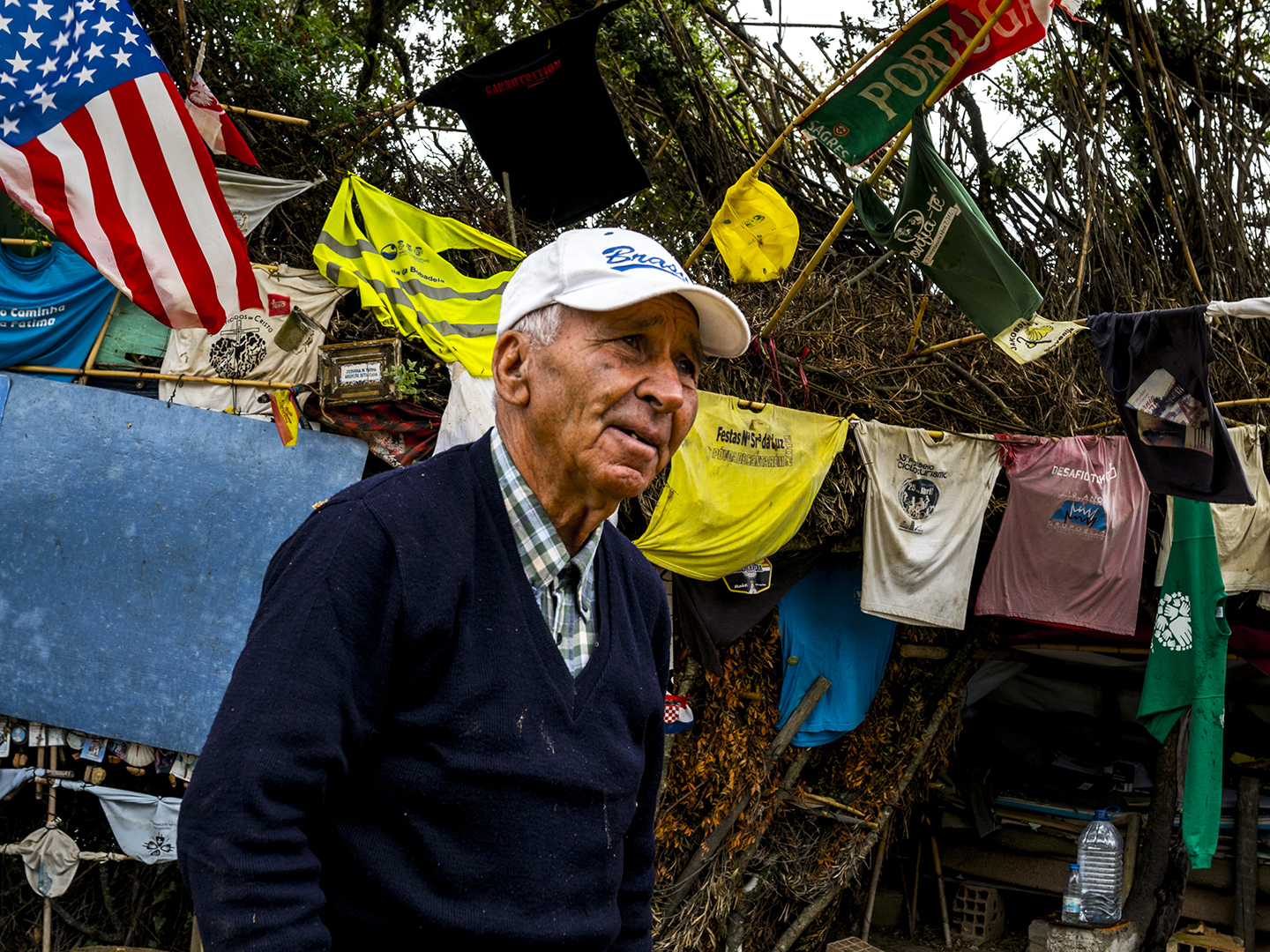 A caminho de Fátima, há um apoio chamado Francisco