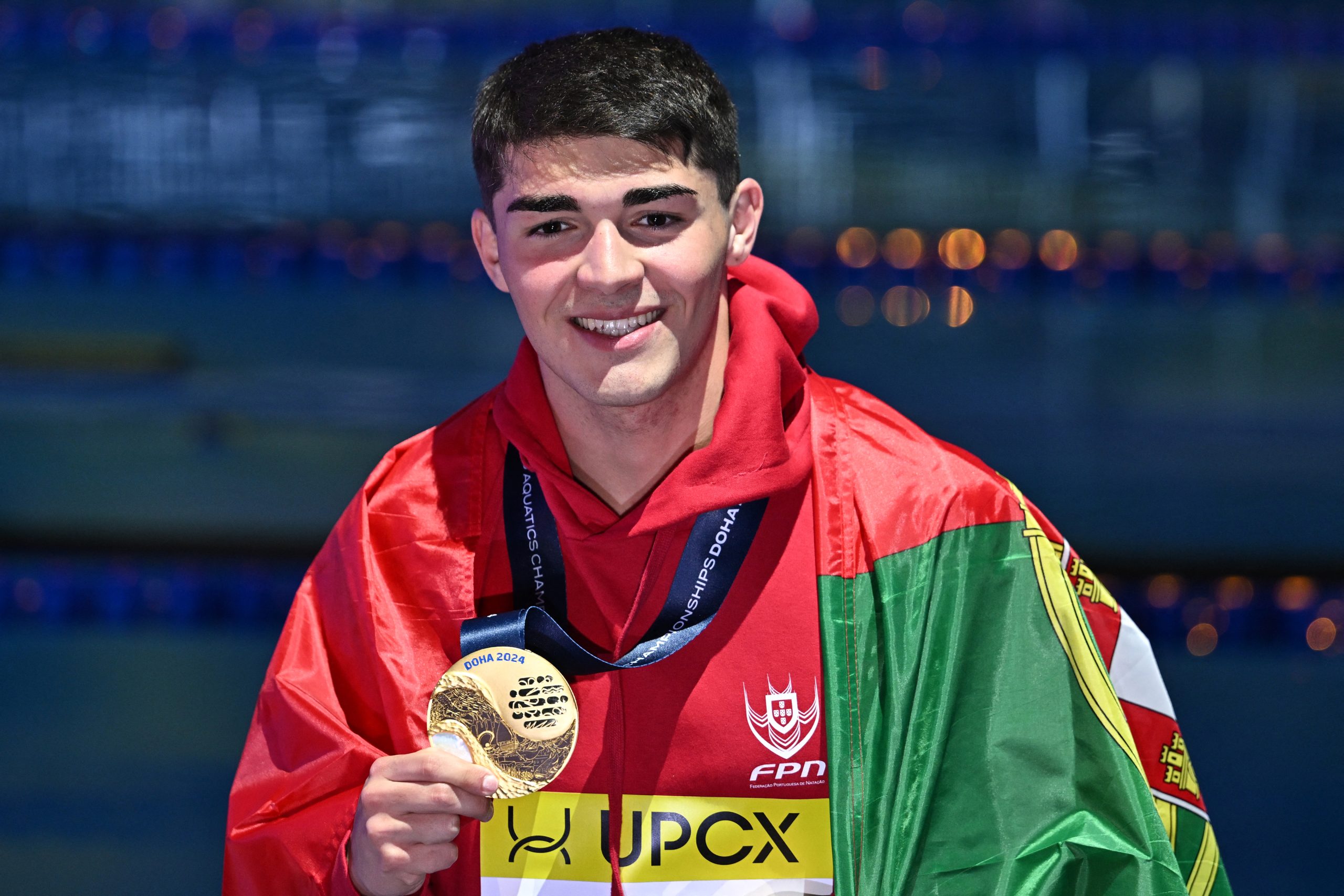 Diogo Ribeiro campeão do mundo nos 50 metros mariposa