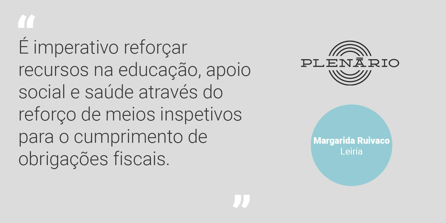 Margarida Ruivaco: “É imperativo reforçar meios e recursos na educação, apoio social e saúde”