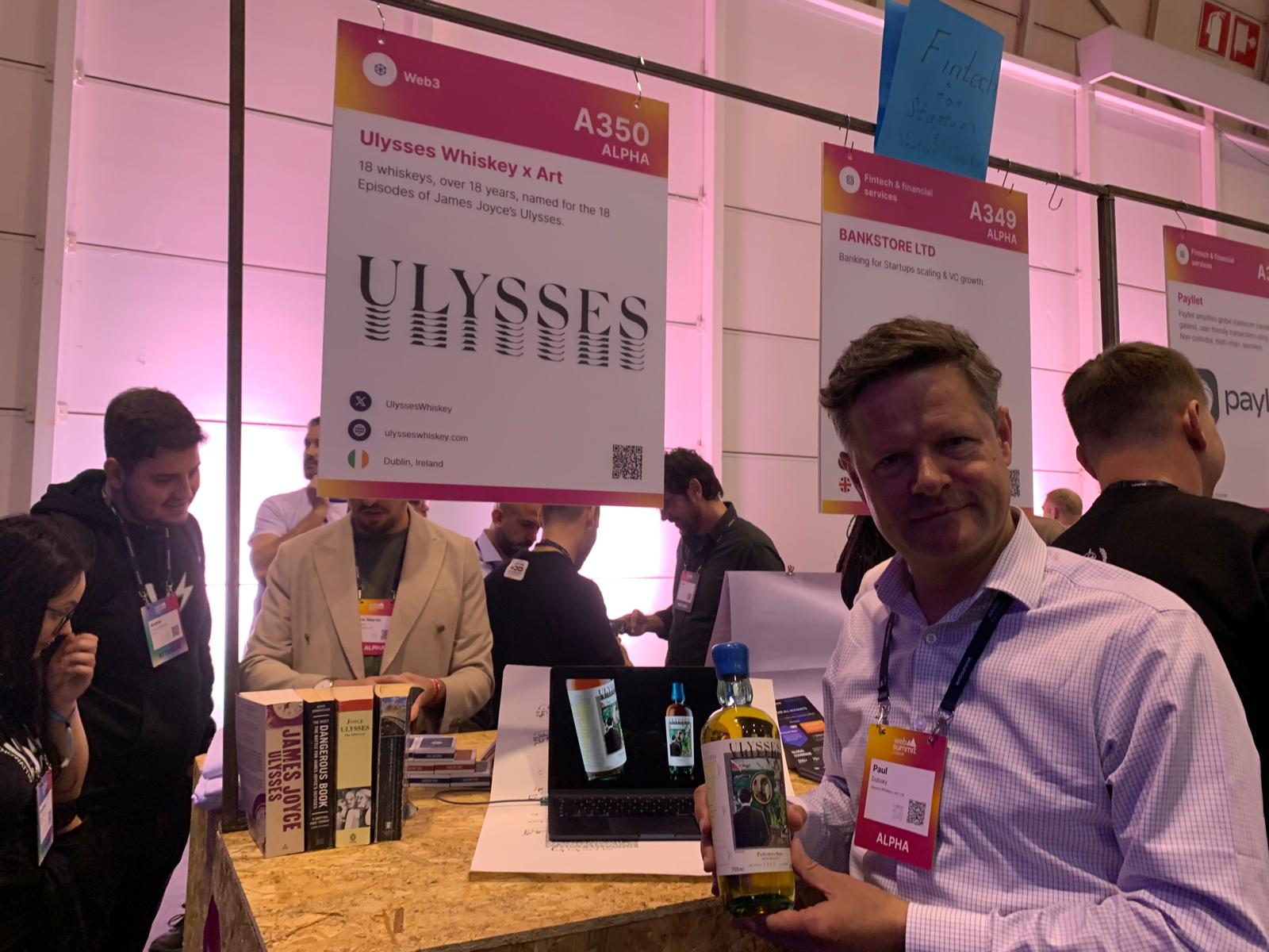 James Joyce bebia whiskey? Na Web Summit, sim
