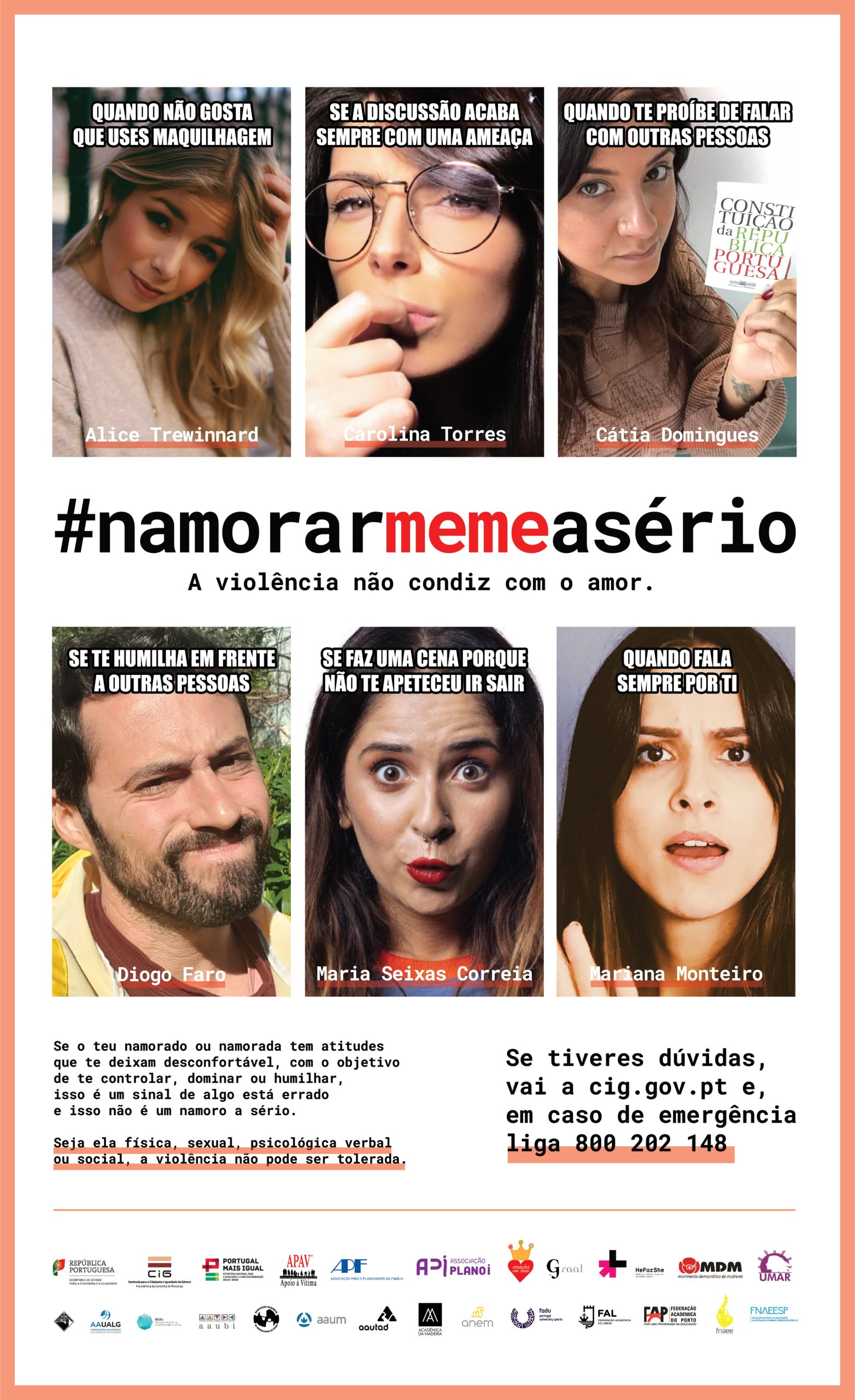 #NamorarMemeASério: se o teu namoro é assim, esta é uma campanha para te fazer mudar