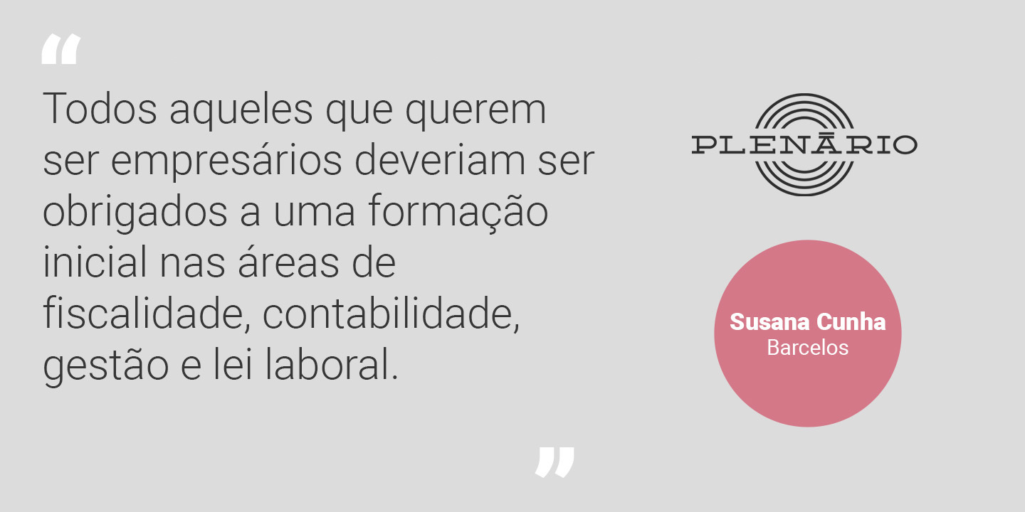 Susana Cunha: “Todos aqueles que querem ser empresários deveriam ser obrigados a uma formação inicial nas áreas de fiscalidade, contabilidade, gestão e lei laboral”