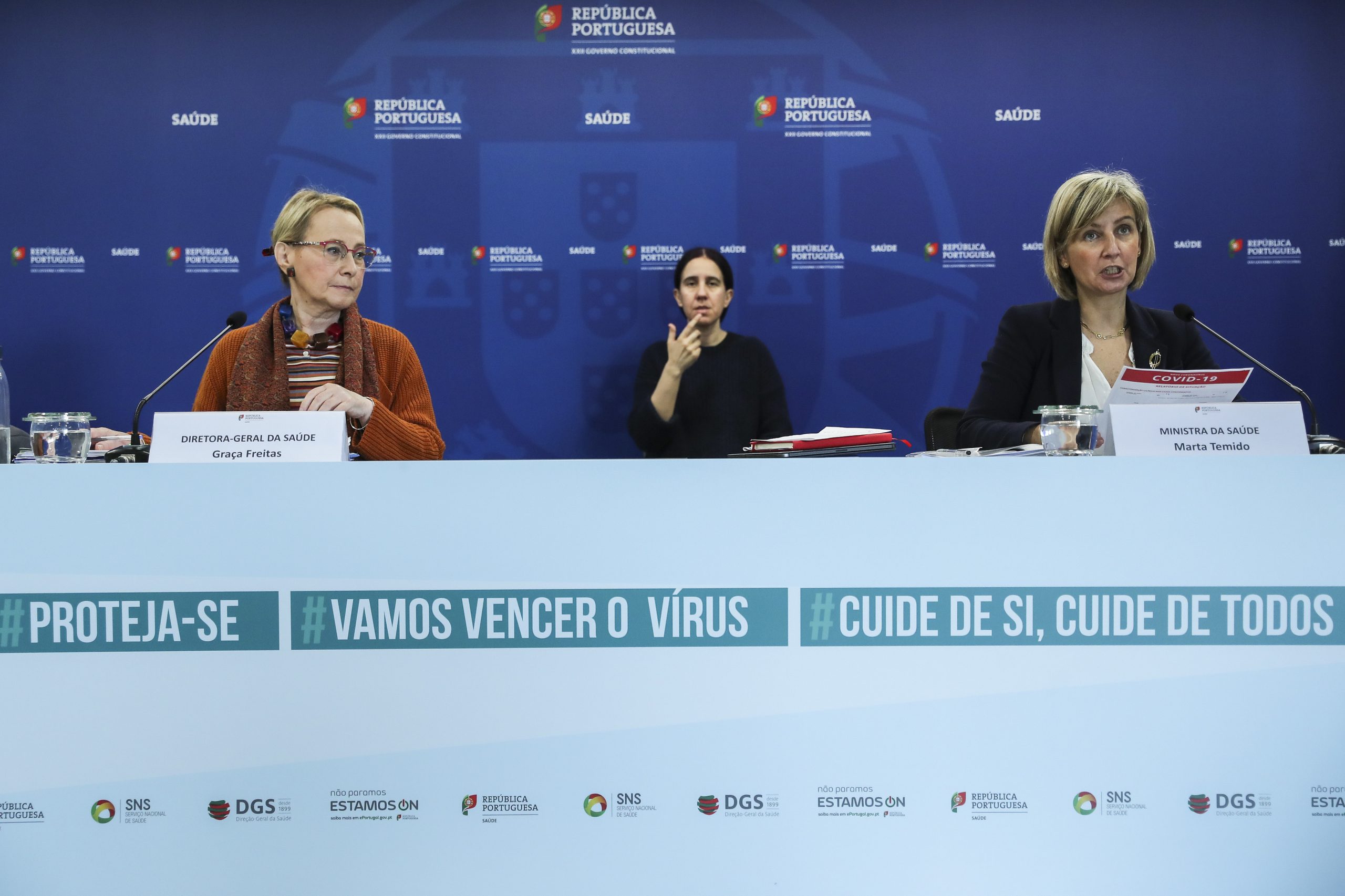 Marta Temido: “Compreendo que a pressão sobre todos é elevada, mas este não é o momento de ninguém desistir”