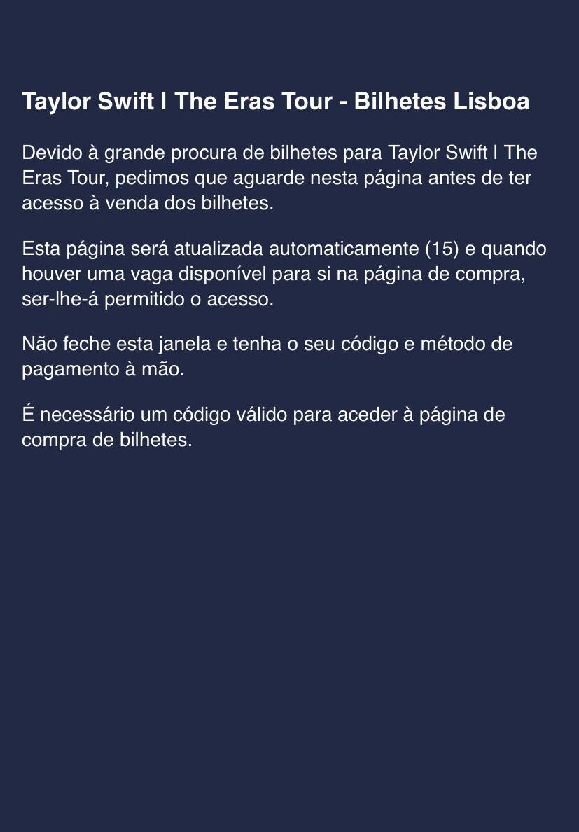 Página azul - Taylor Swift
