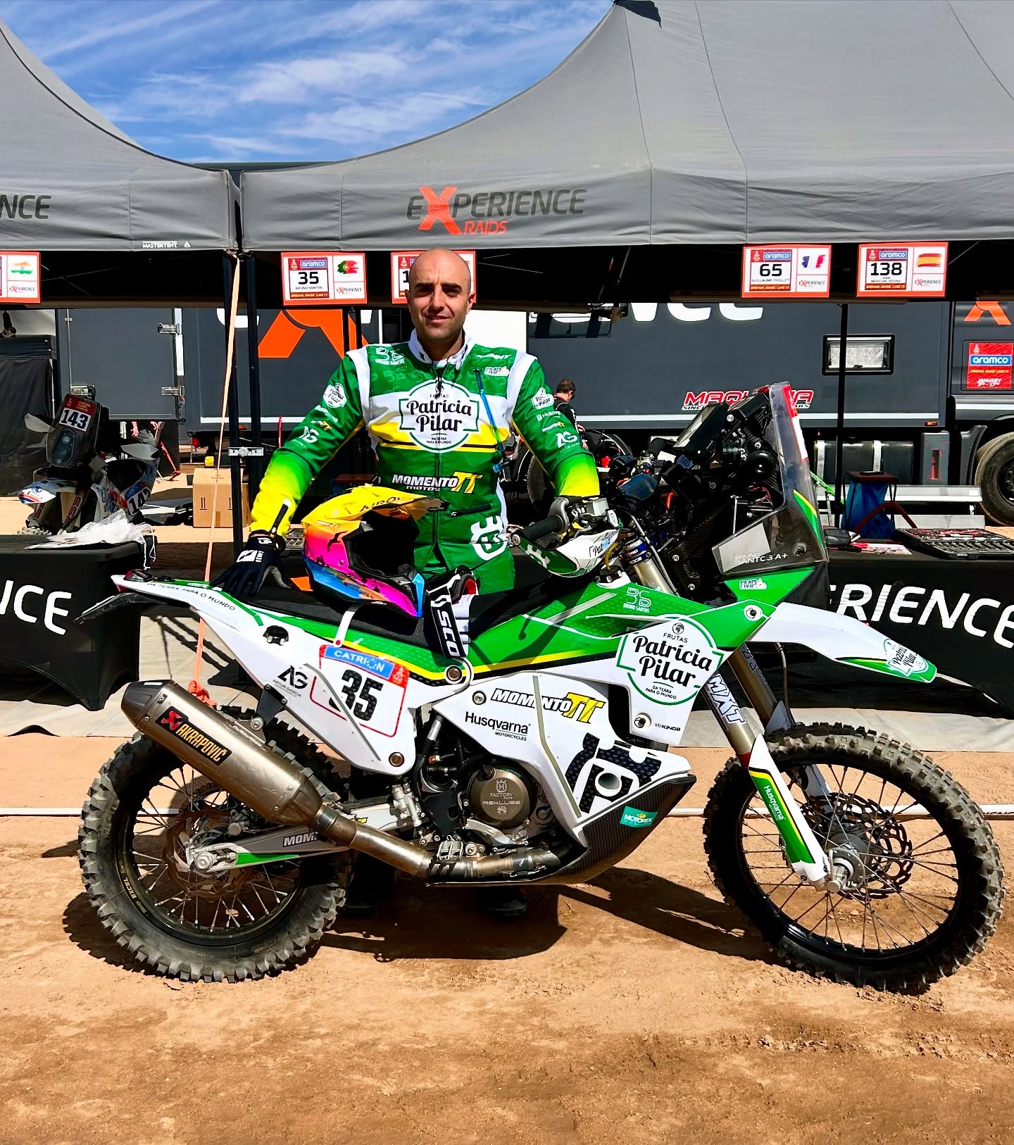 Bruno Santos supera primeira semana do Dakar 2026