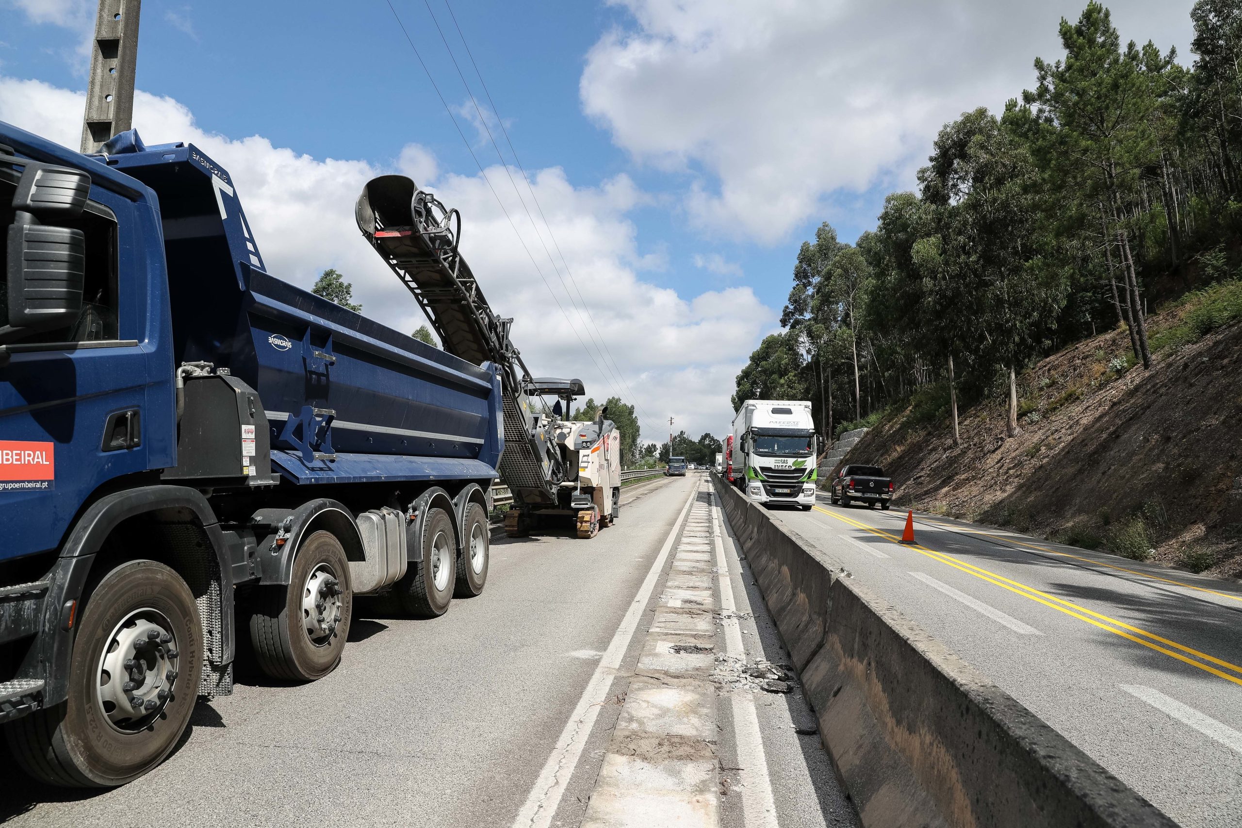 Mau tempo: Reabertura total do IP3 em Penacova ainda sem previsão