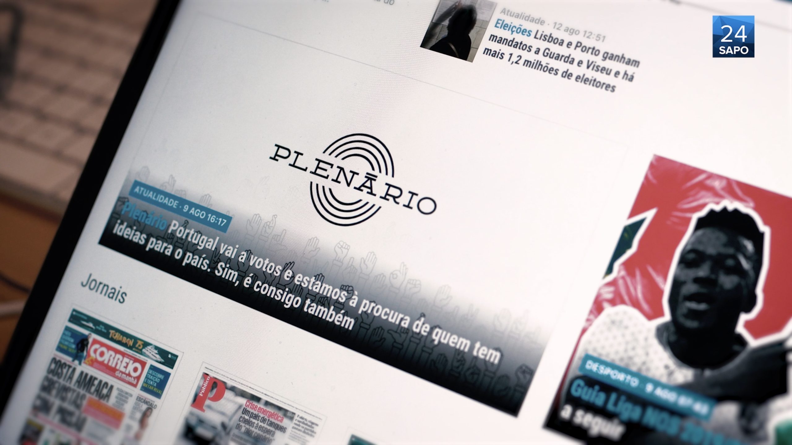 Plenário: Tem uma ideia para o país? Diga-nos qual e junte-se à conversa