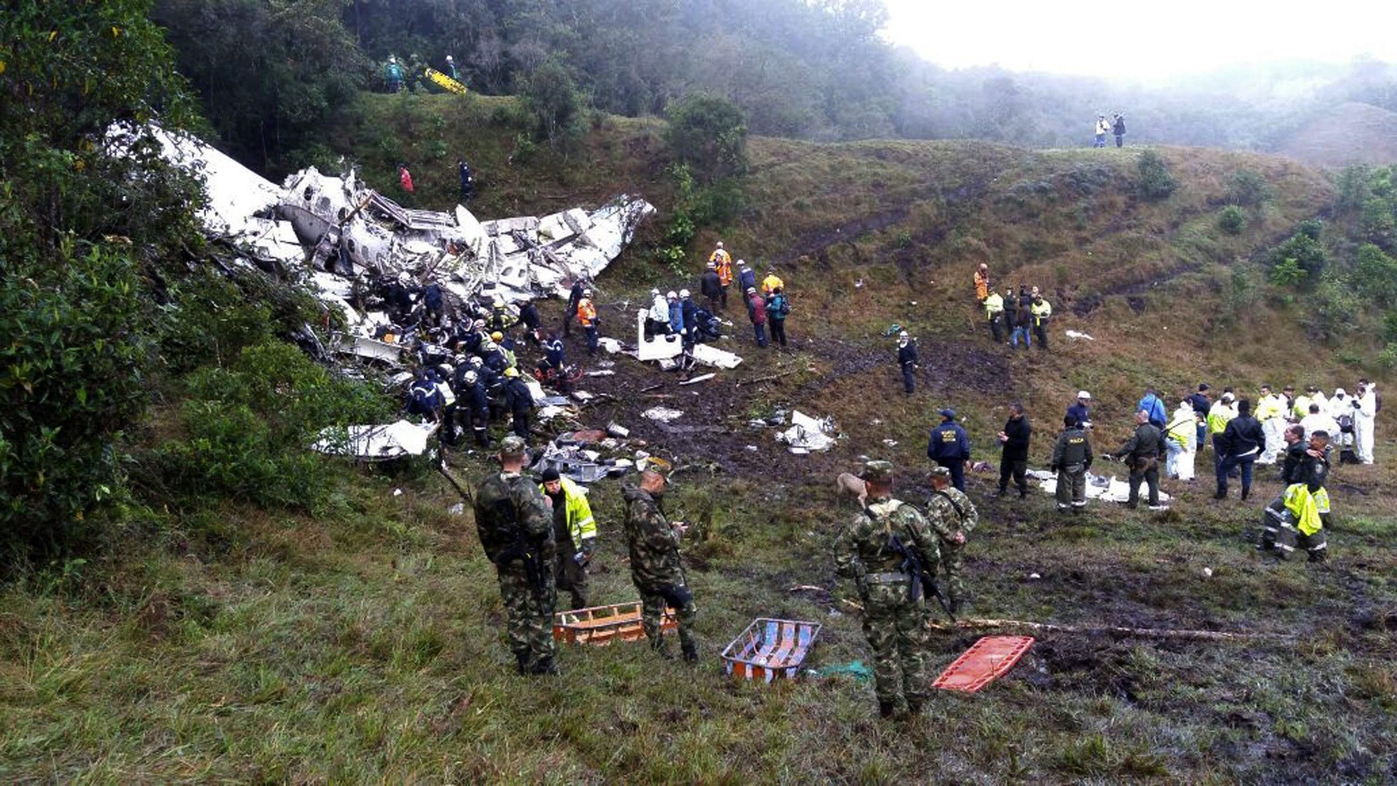 Justiça brasileira iliba Chapecoense na contratação de avião que caiu na Colômbia