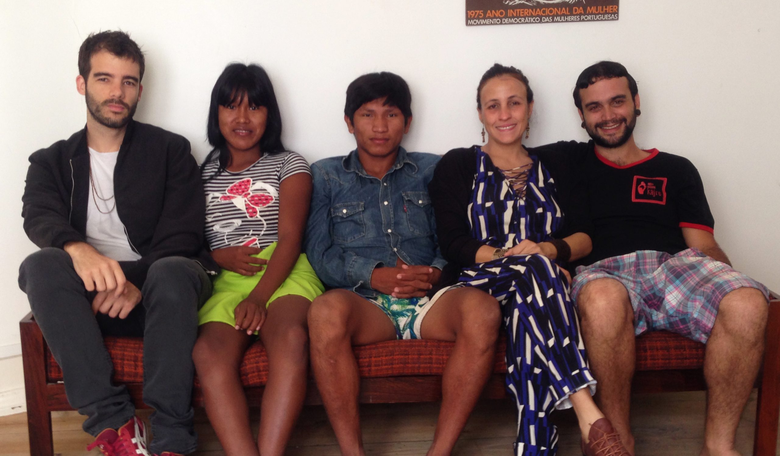 Com João, Renée, Ihjãc, Kotô, Vítor (e Mira), antes de voarem todos para o Festival de Cannes